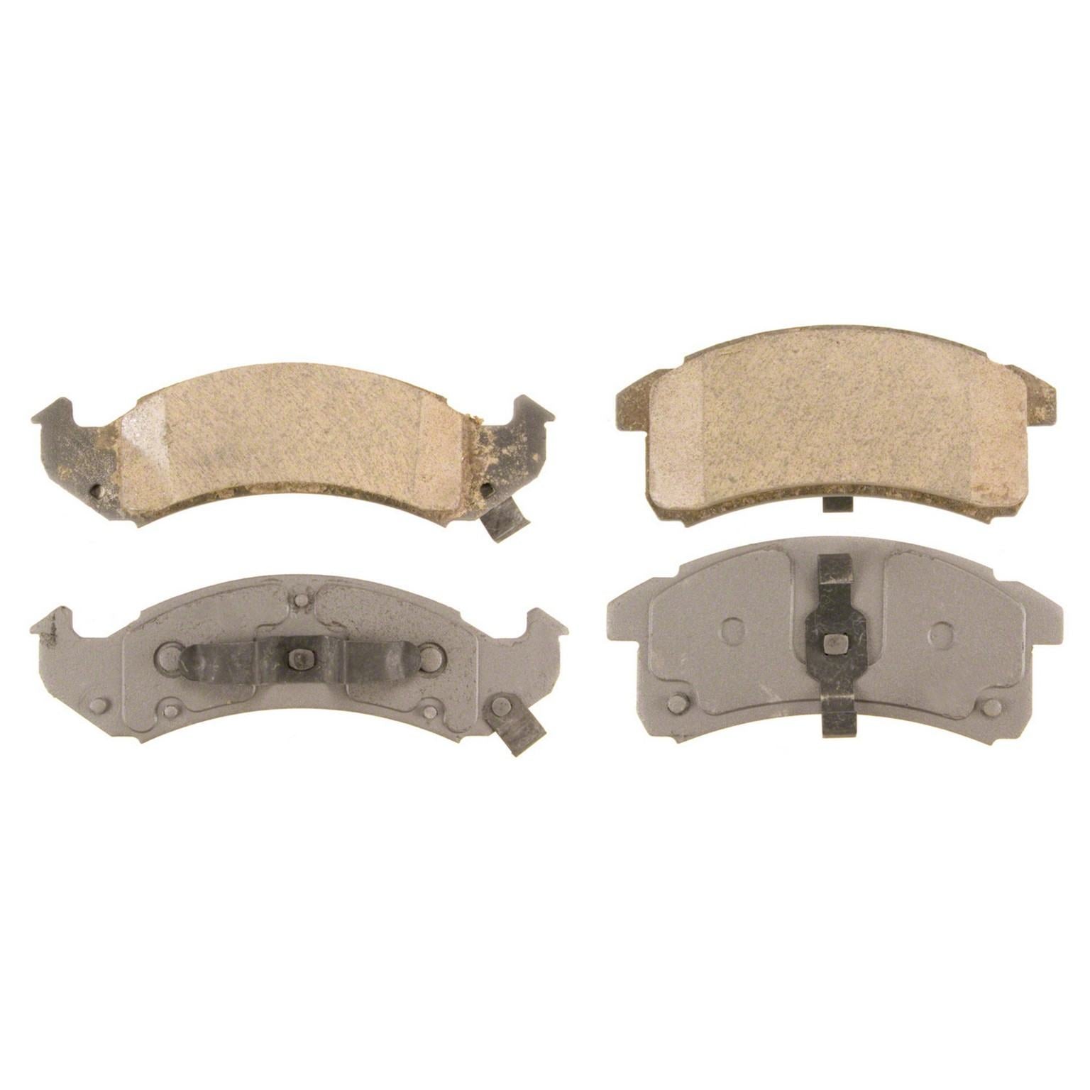 Wagner Brake Disc Brake Pad Set  top view frsport QC623