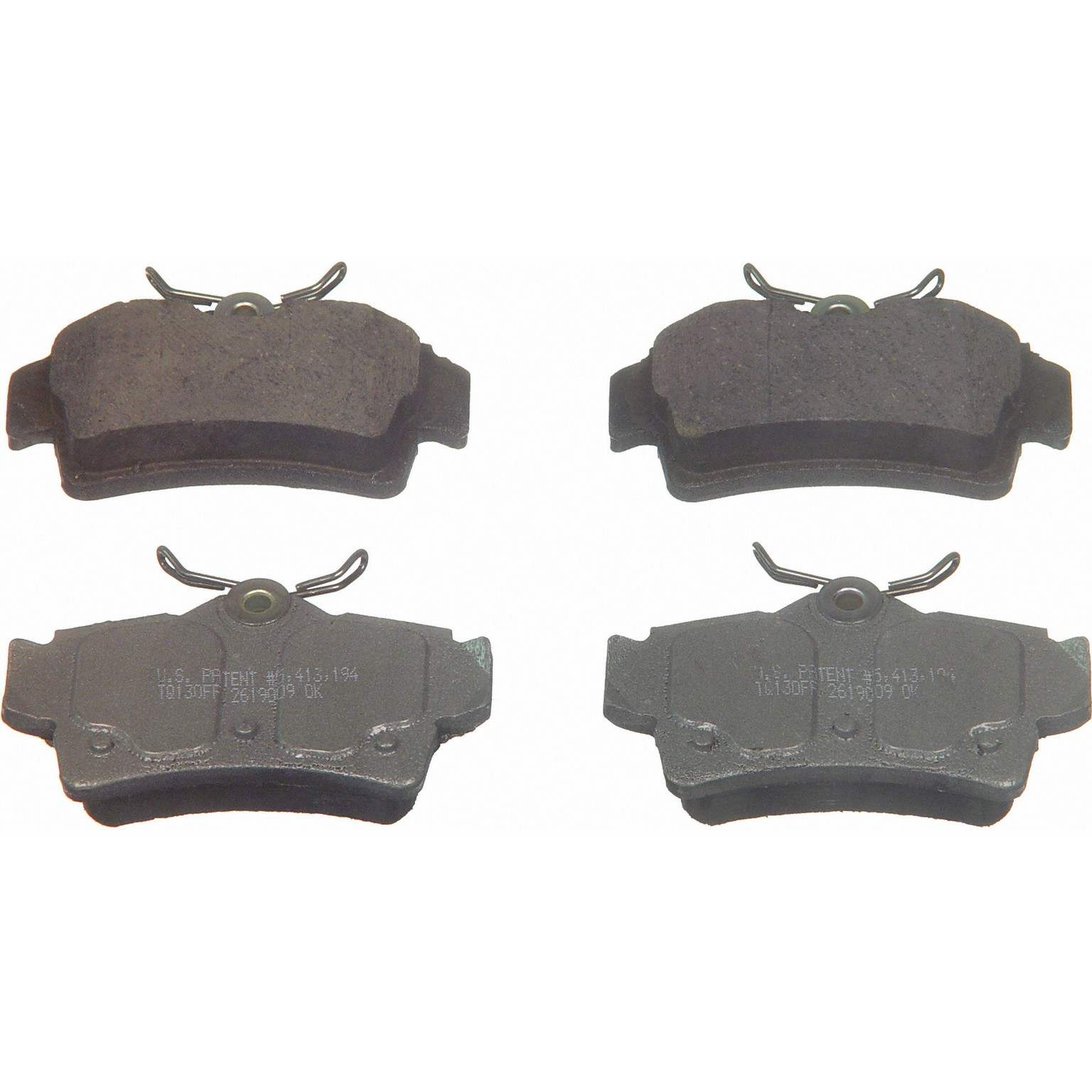 wagner brake disc brake pad set  frsport qc627