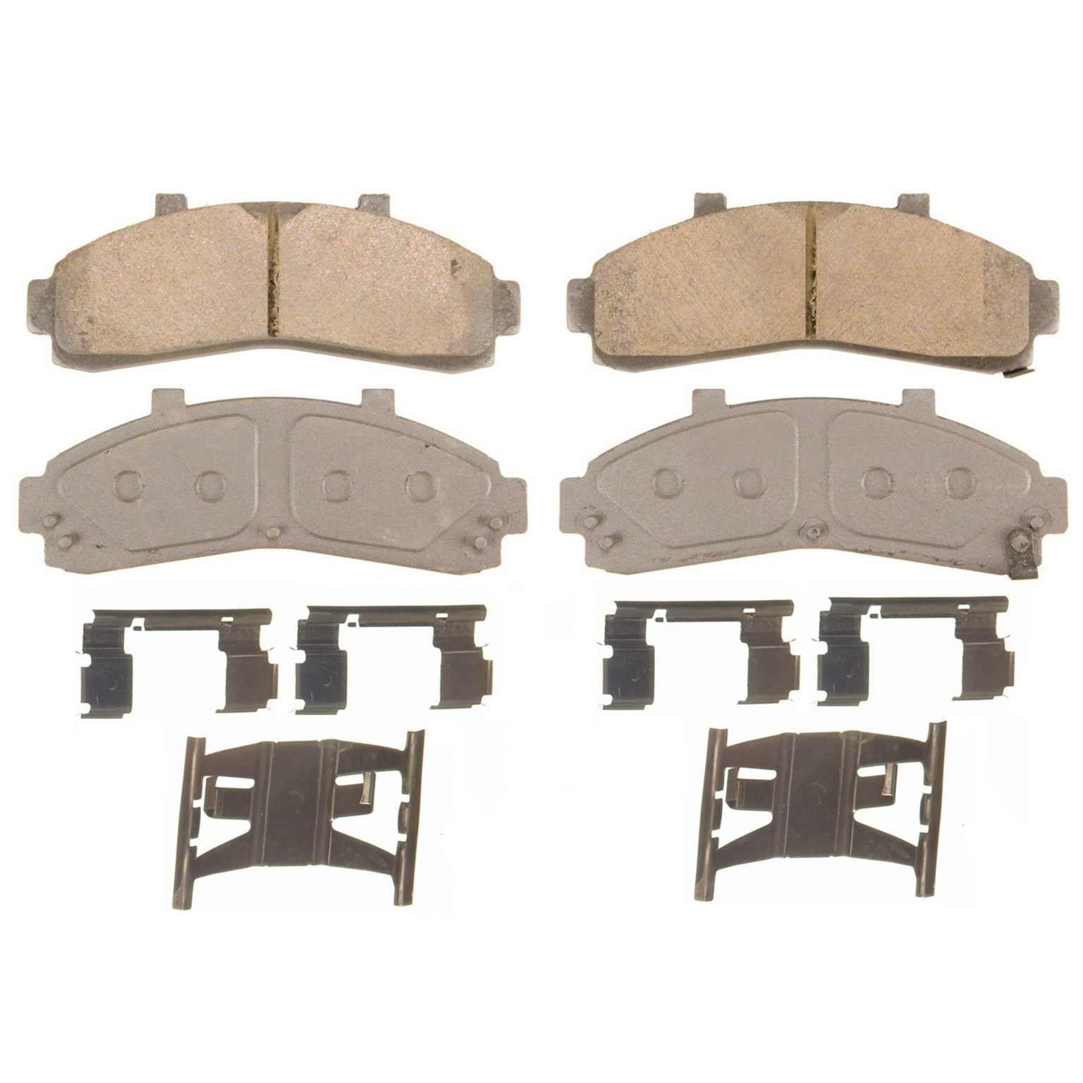 Wagner Brake Disc Brake Pad Set  top view frsport QC652