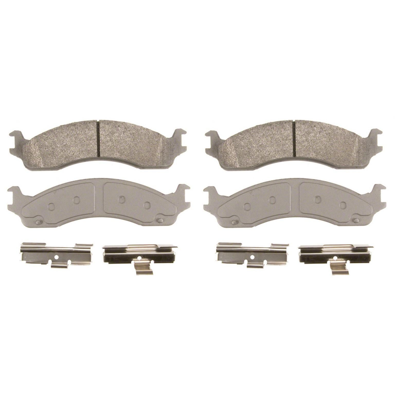 Wagner Brake Disc Brake Pad Set  top view frsport QC655