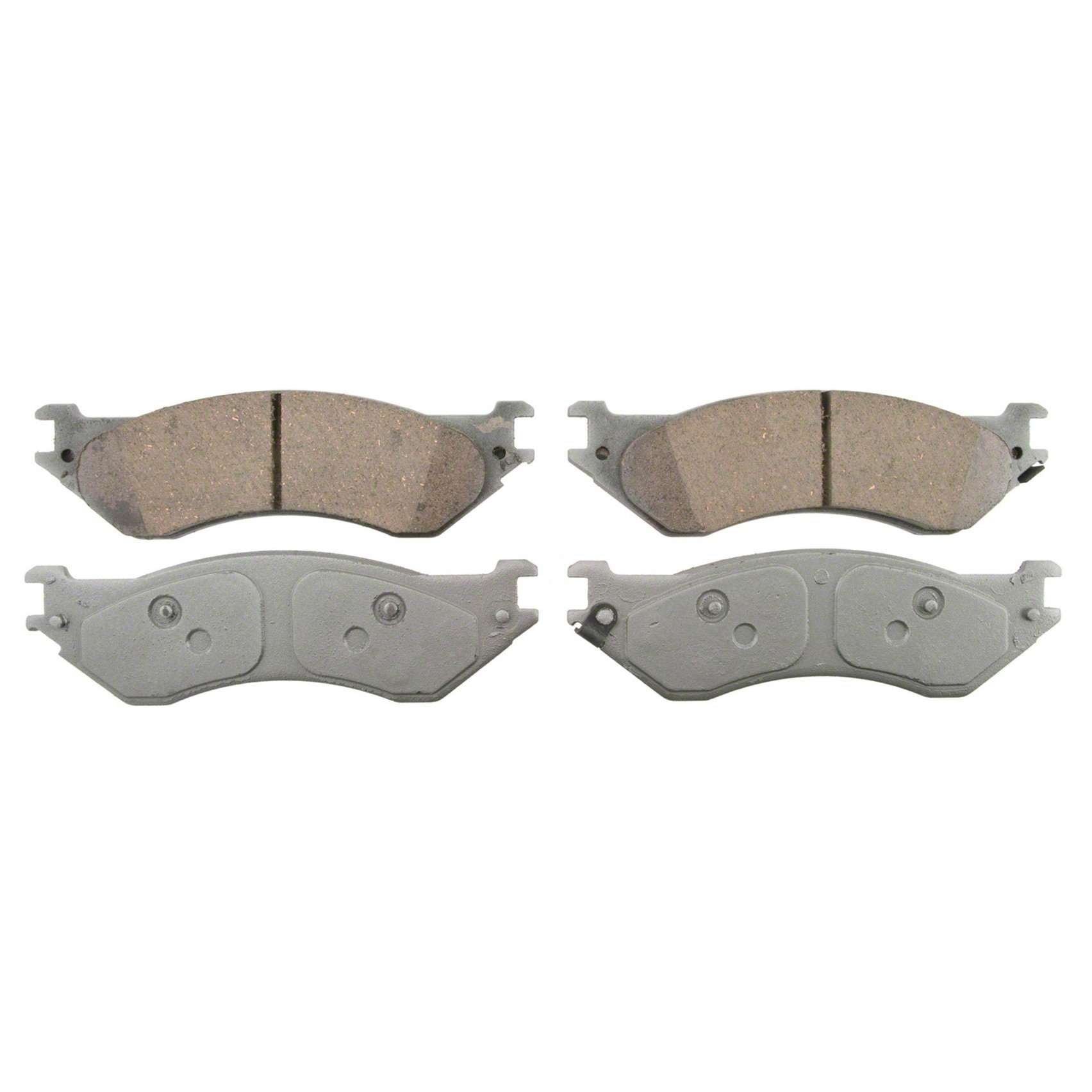 Wagner Brake Disc Brake Pad Set  top view frsport QC702A