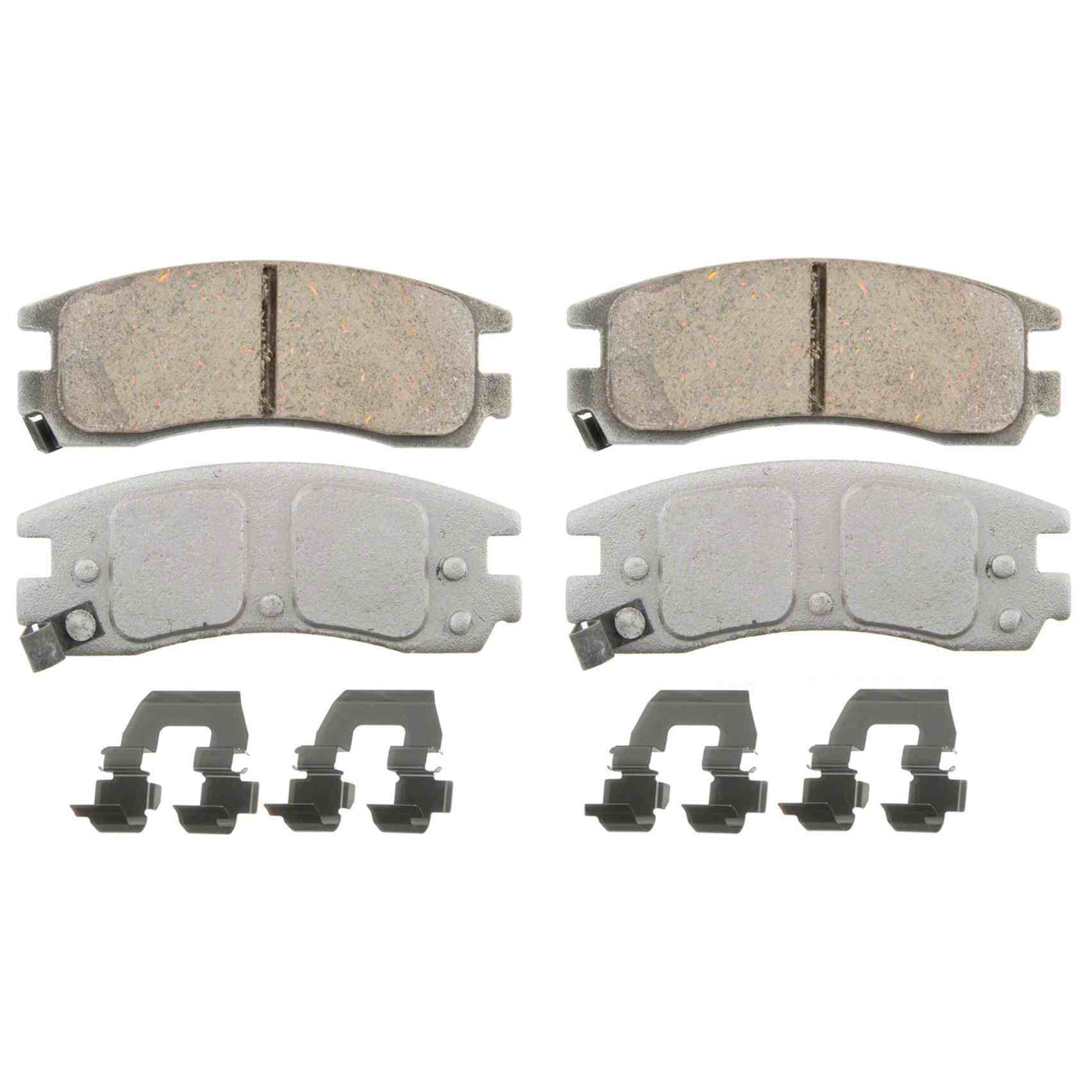 Wagner Brake Disc Brake Pad Set  top view frsport QC714