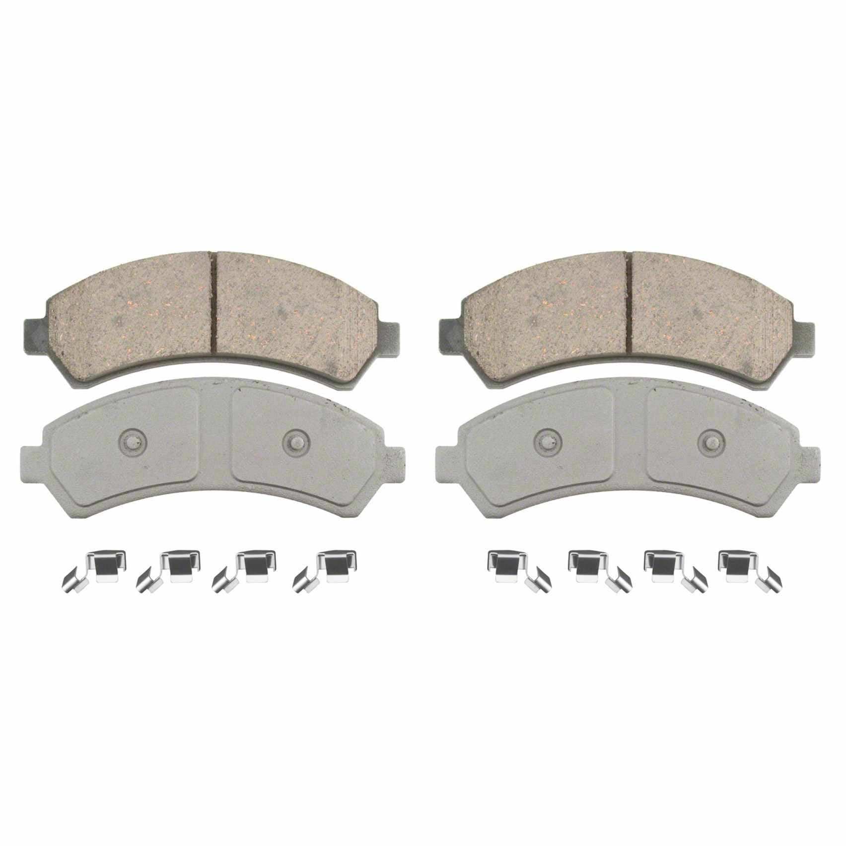 Wagner Brake Disc Brake Pad Set  top view frsport QC726