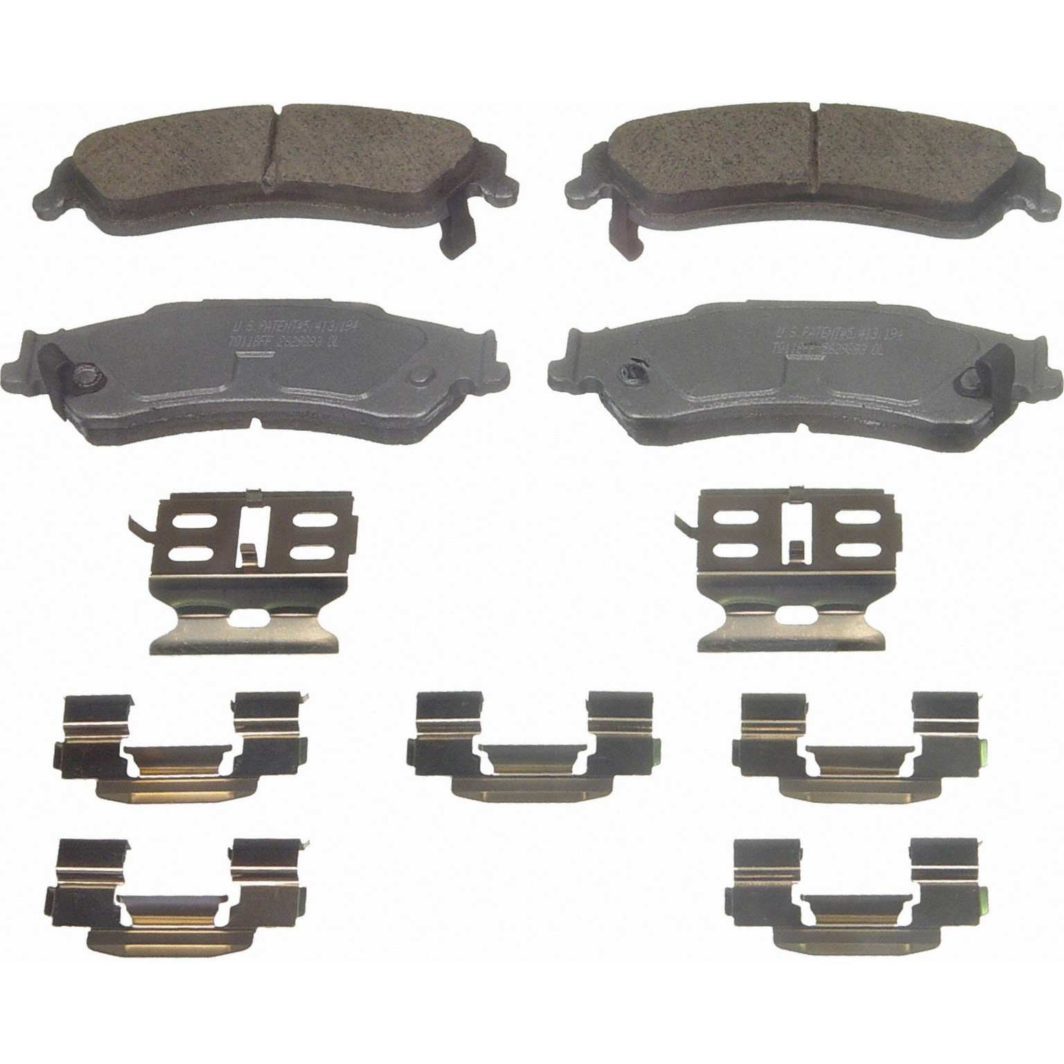 wagner brake disc brake pad set  frsport qc729