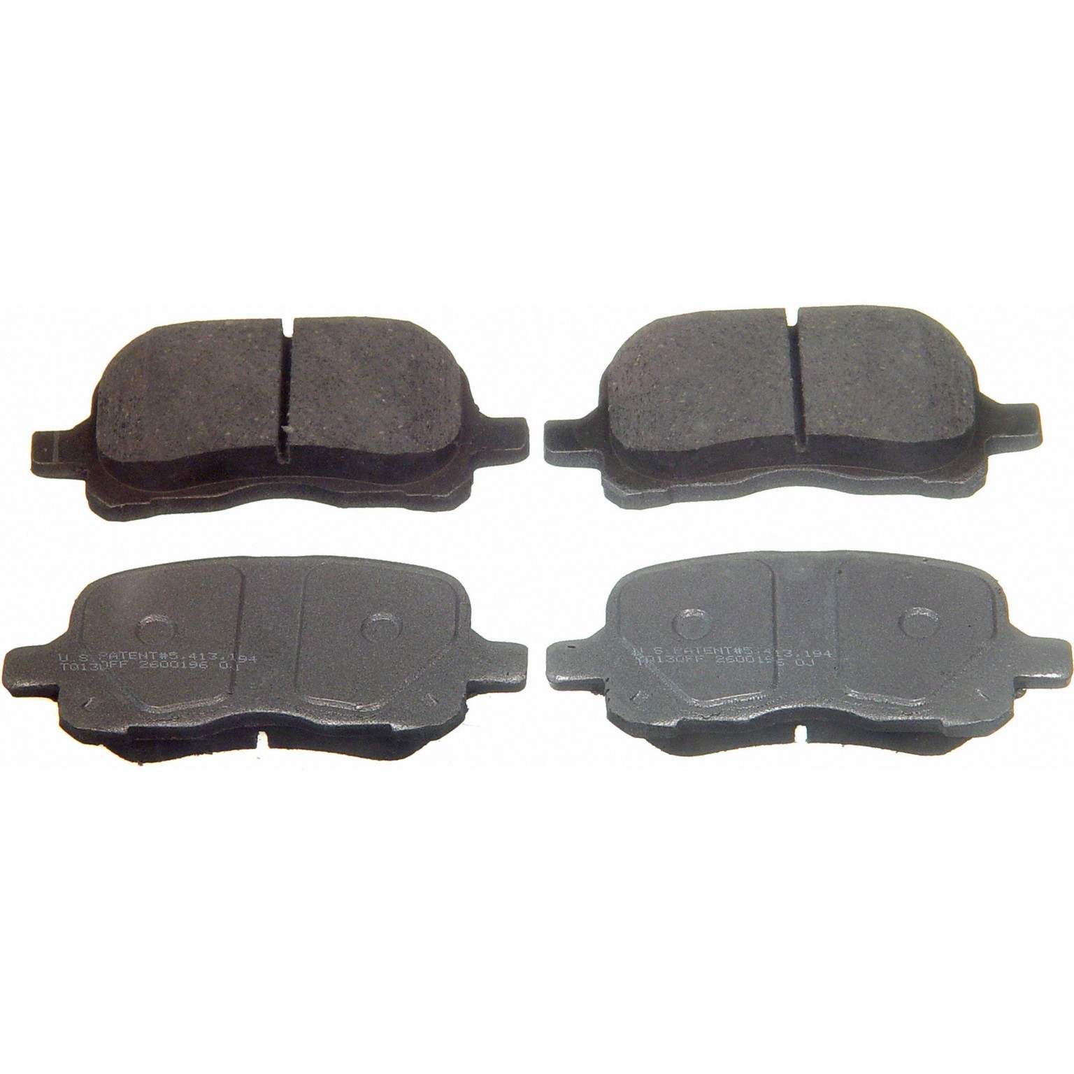 wagner brake disc brake pad set  frsport qc741