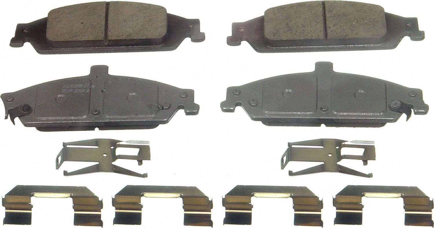 wagner brake disc brake pad set  frsport qc752a