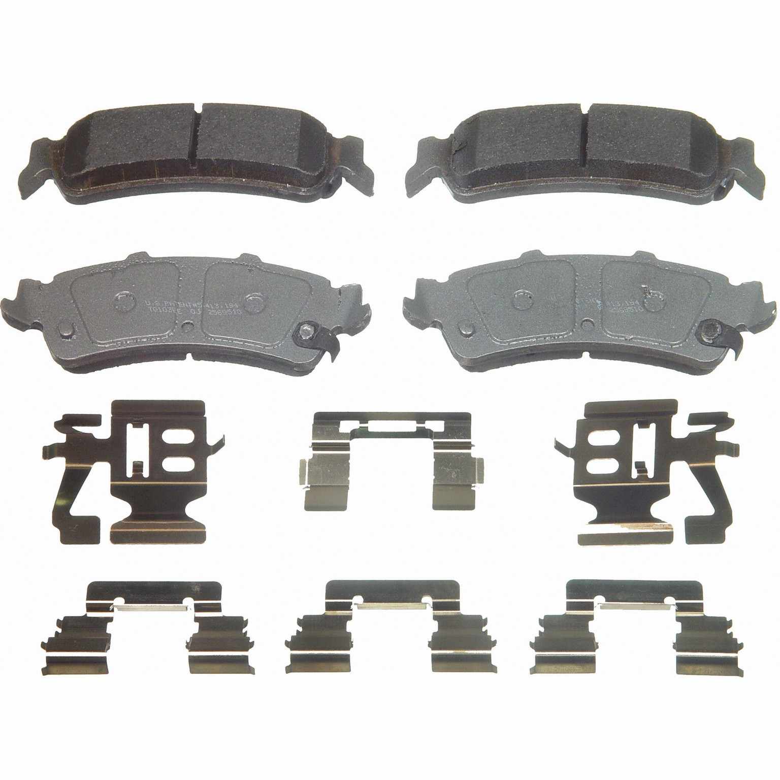 wagner brake disc brake pad set  frsport qc792a