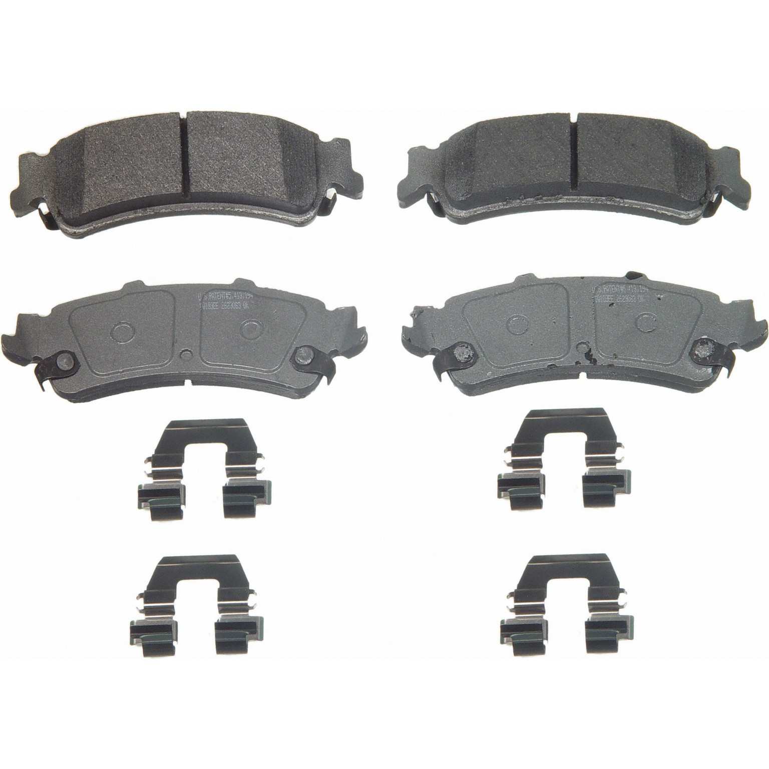 wagner brake disc brake pad set  frsport qc792b