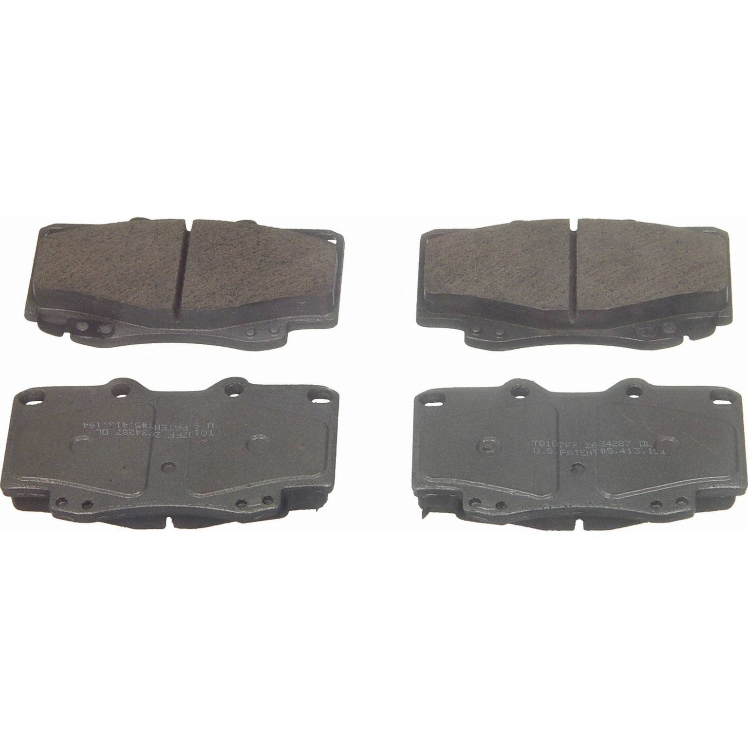 wagner brake disc brake pad set  frsport qc799