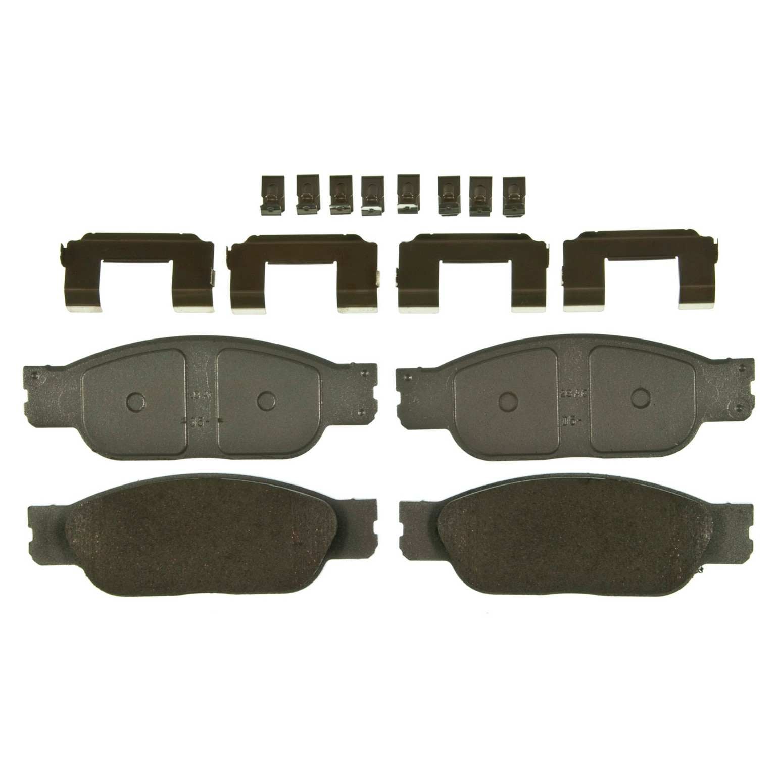 Wagner Brake Disc Brake Pad Set  top view frsport QC805