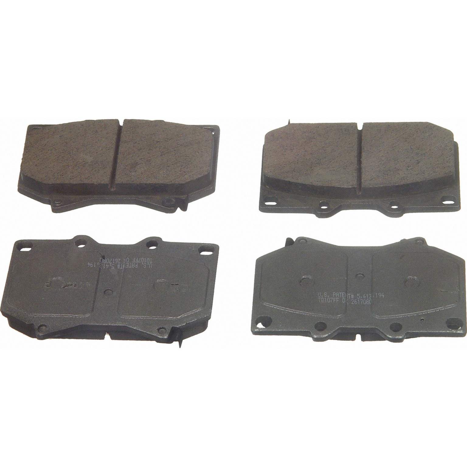 wagner brake disc brake pad set  frsport qc812