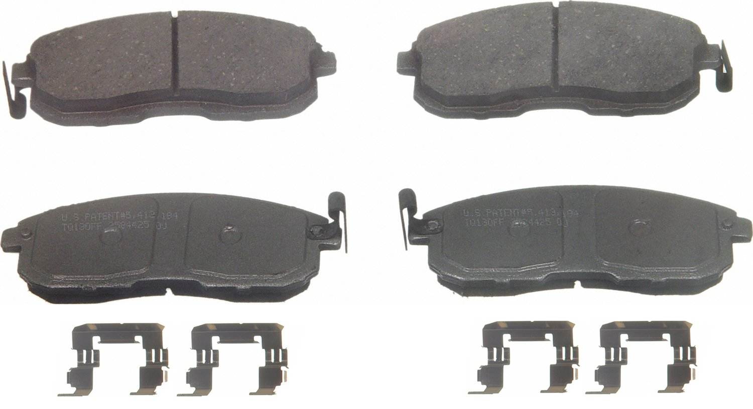 Wagner Brake Disc Brake Pad Set  top view frsport QC815A