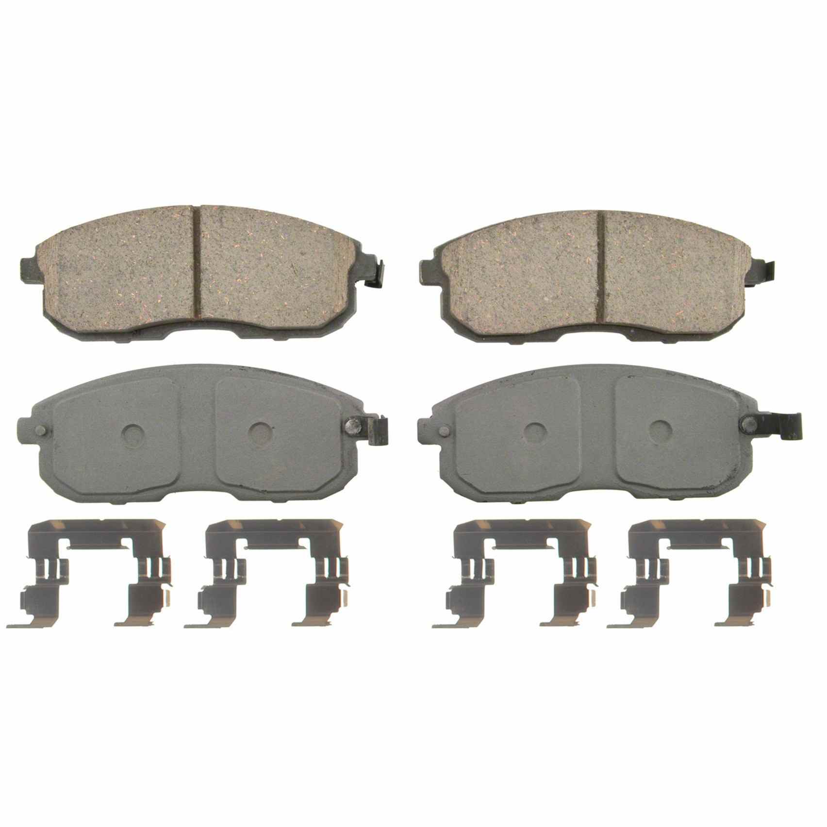 Wagner Brake Disc Brake Pad Set  top view frsport QC815