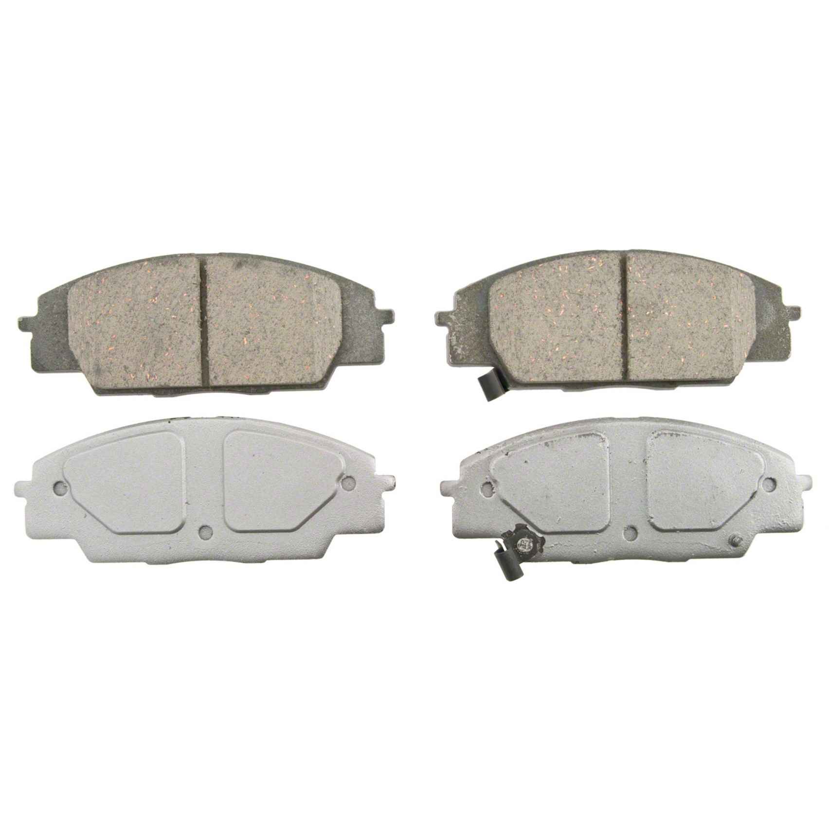 Wagner Brake Disc Brake Pad Set  top view frsport QC829