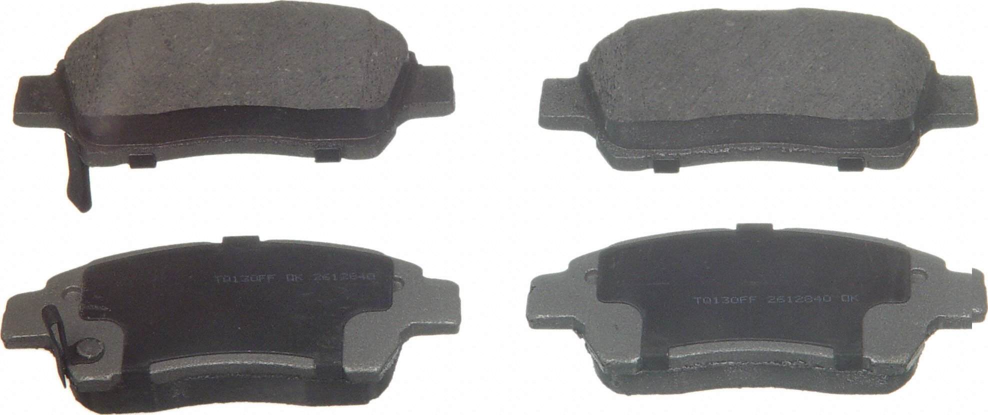 Wagner Brake Disc Brake Pad Set  top view frsport QC831