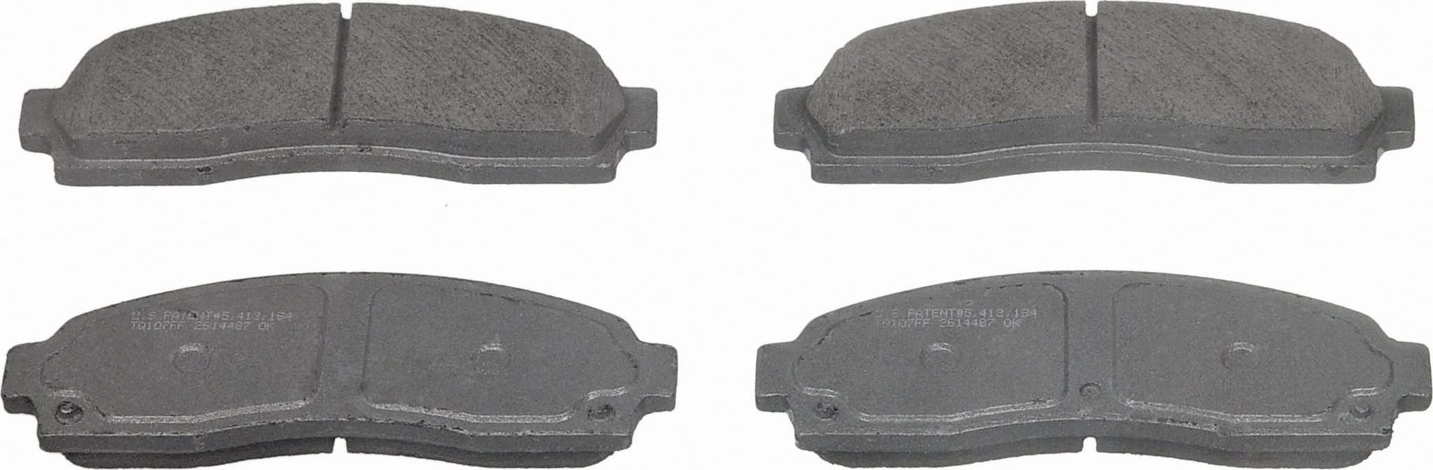 Wagner Brake Disc Brake Pad Set  top view frsport QC833B