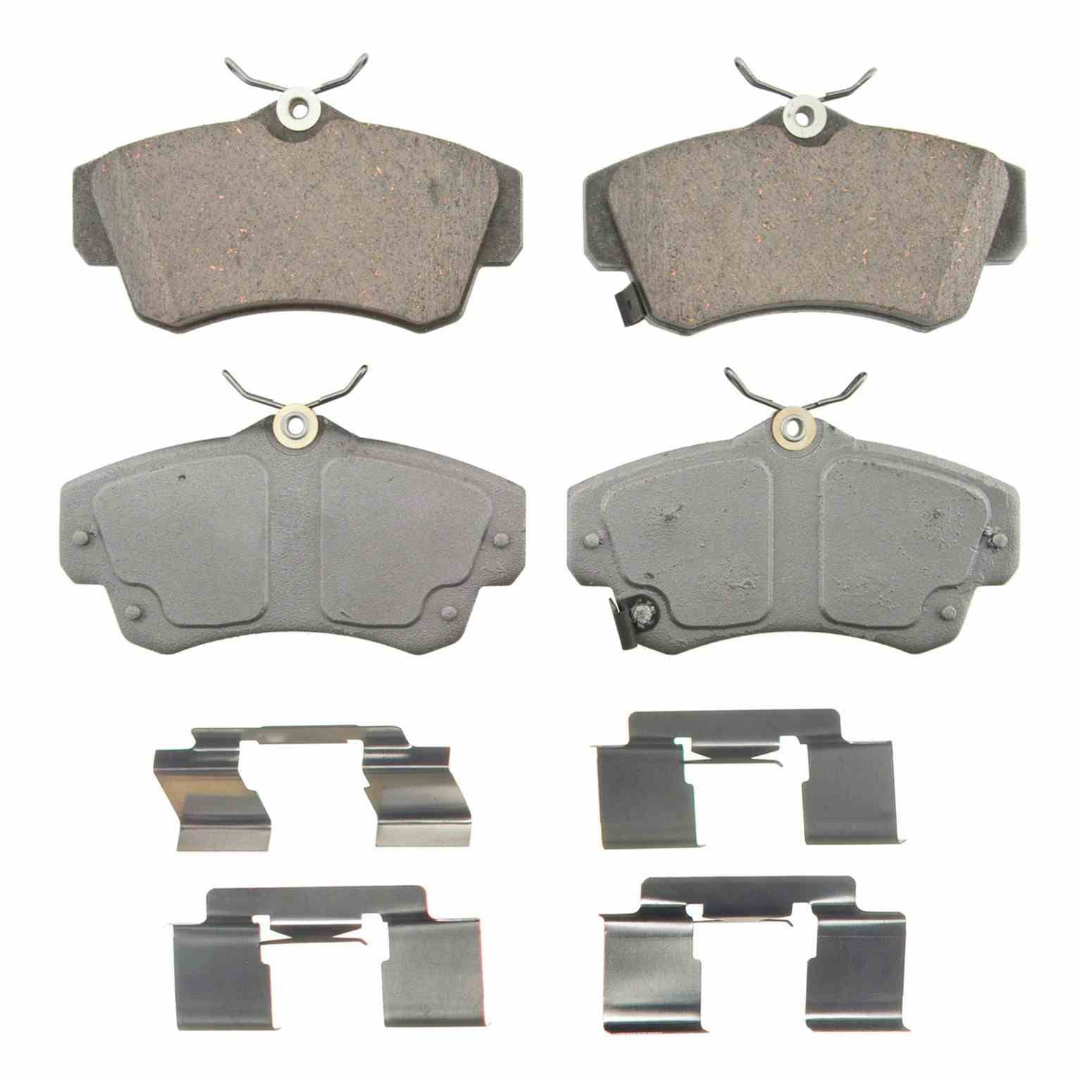 Wagner Brake Disc Brake Pad Set  top view frsport QC841