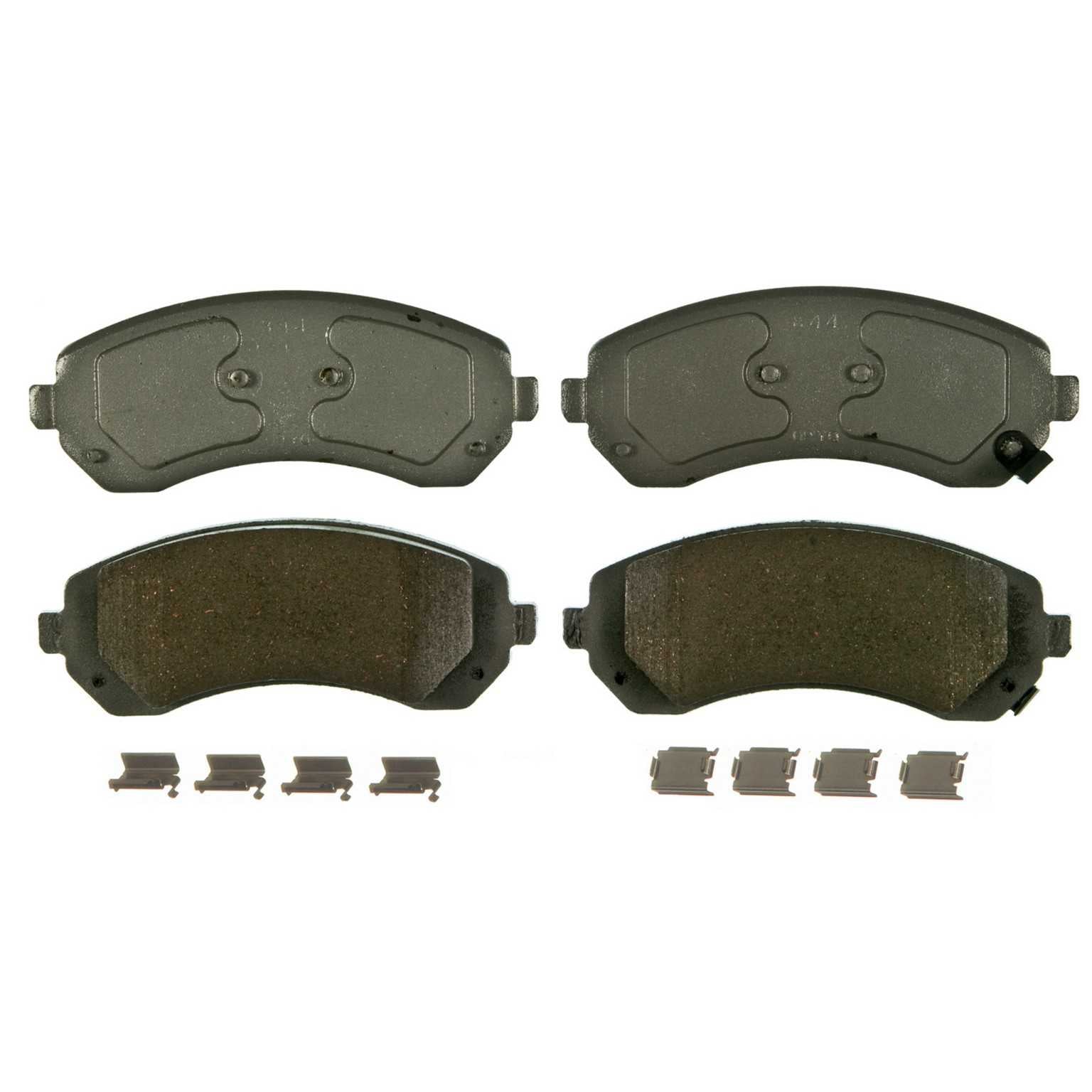 wagner brake disc brake pad set  frsport qc844