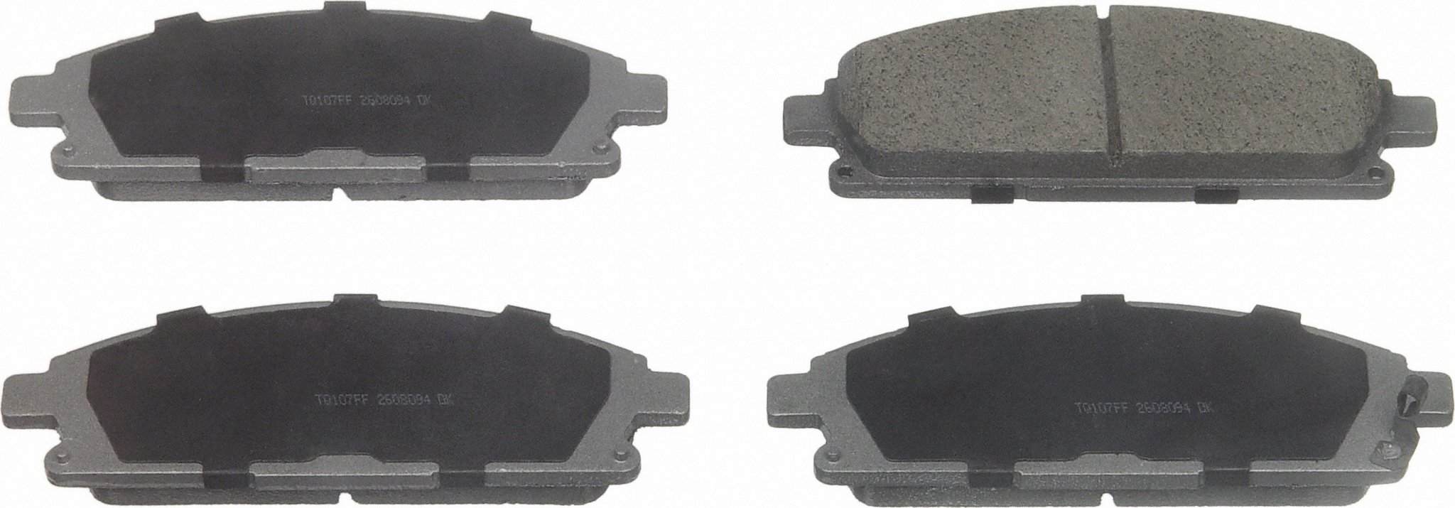 Wagner Brake Disc Brake Pad Set  top view frsport QC855A