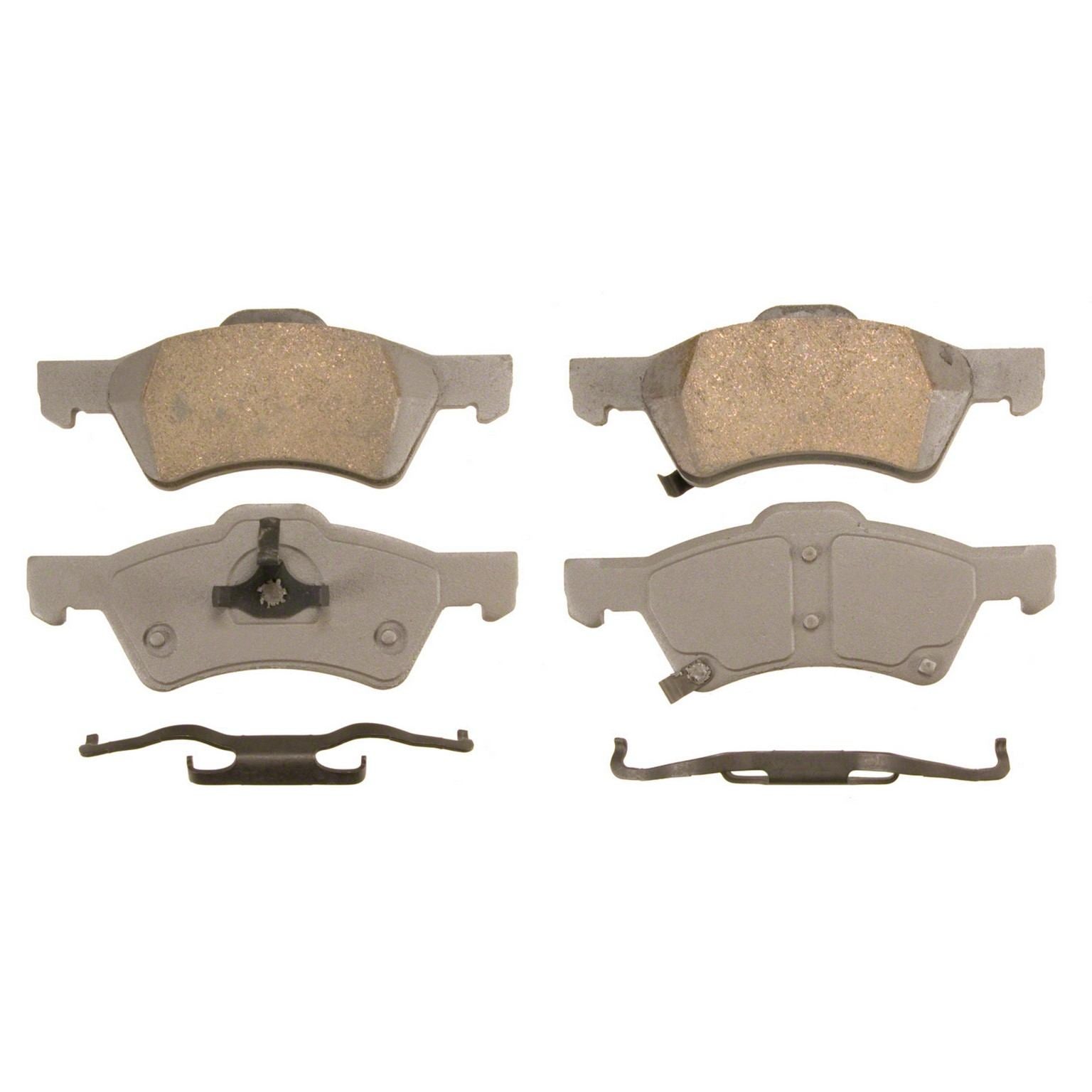 Wagner Brake Disc Brake Pad Set  top view frsport QC857