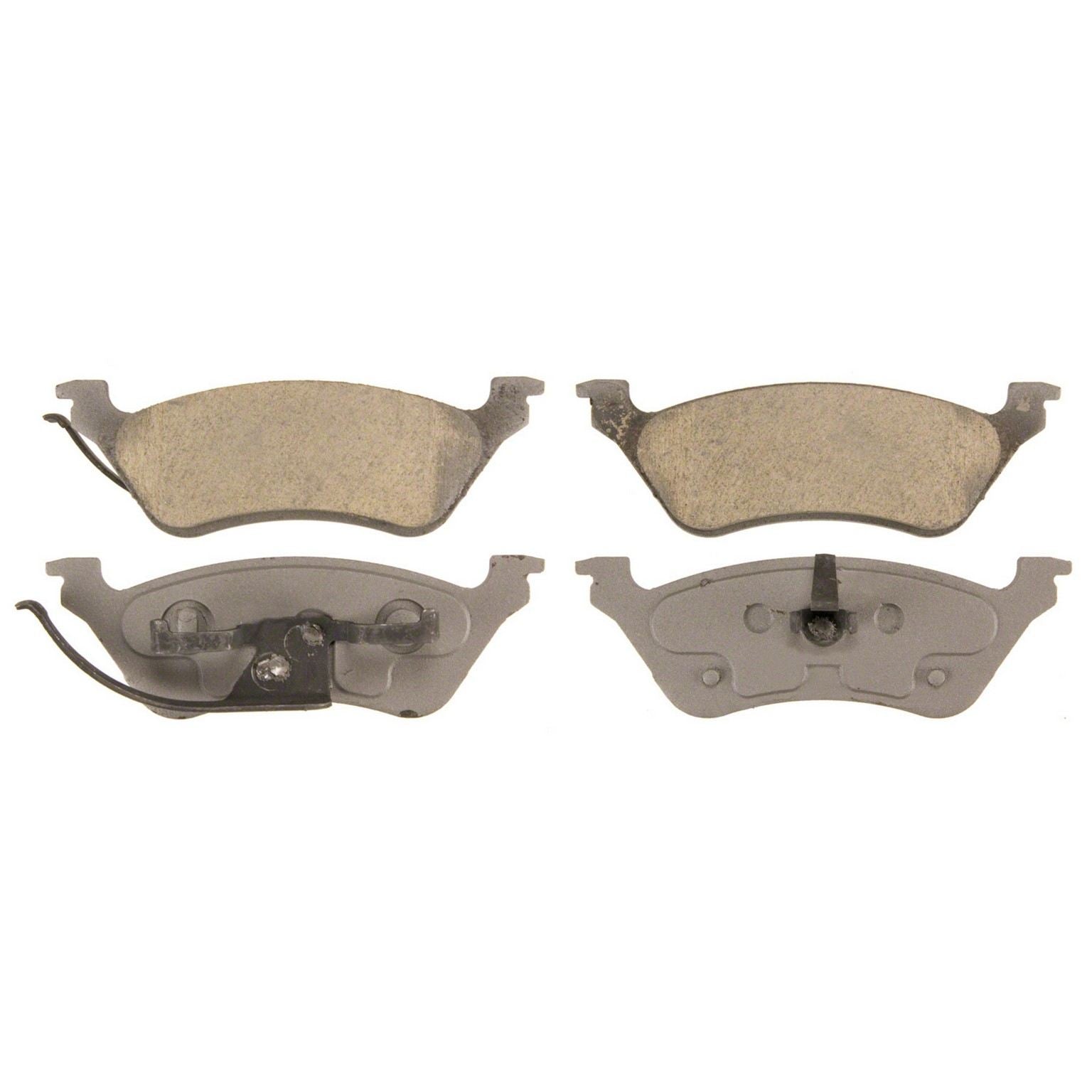 Wagner Brake Disc Brake Pad Set  top view frsport QC858