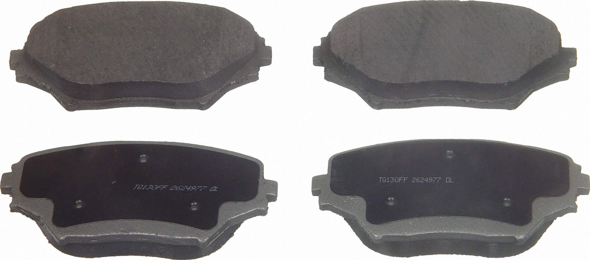 Wagner Brake Disc Brake Pad Set  top view frsport QC862