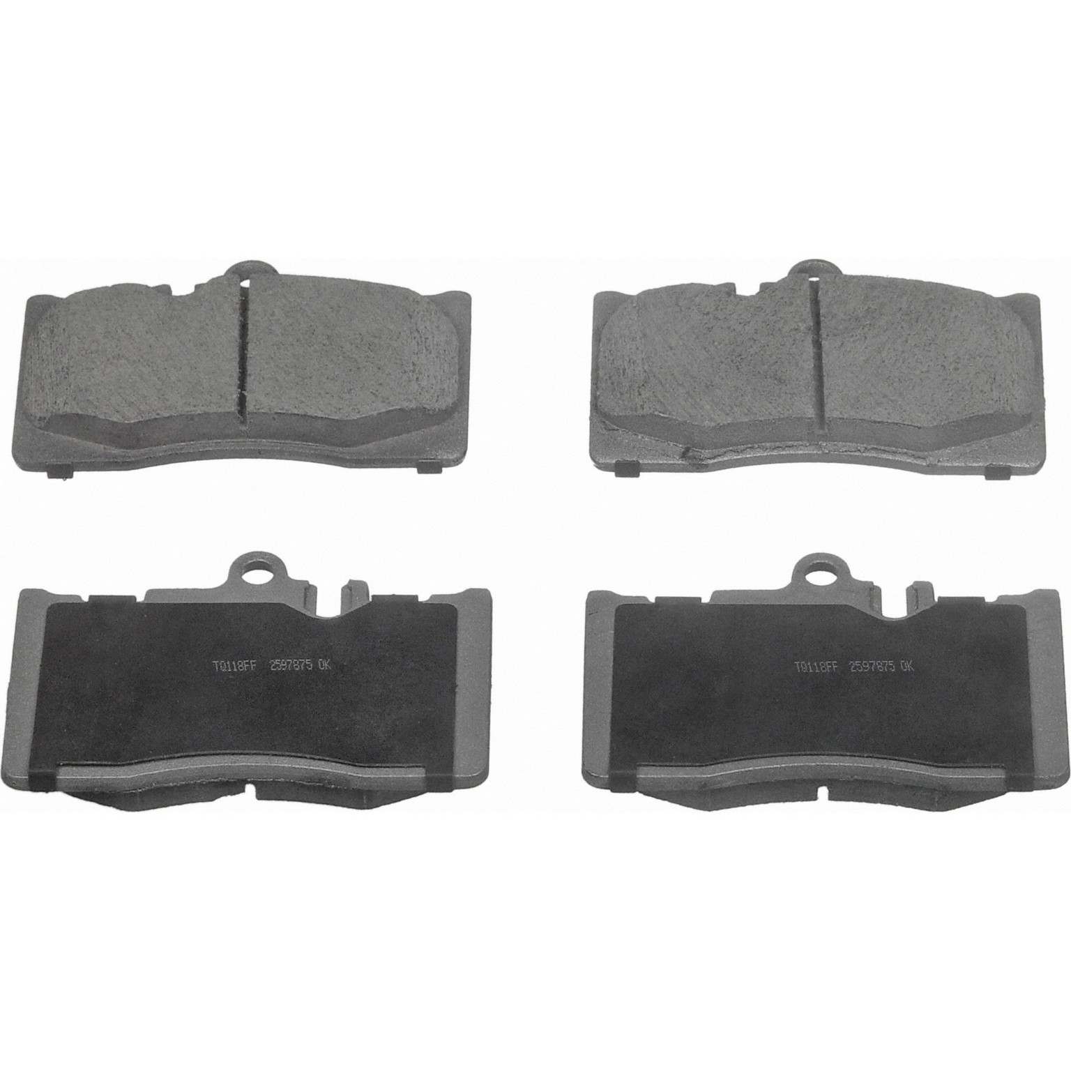 wagner brake disc brake pad set  frsport qc870