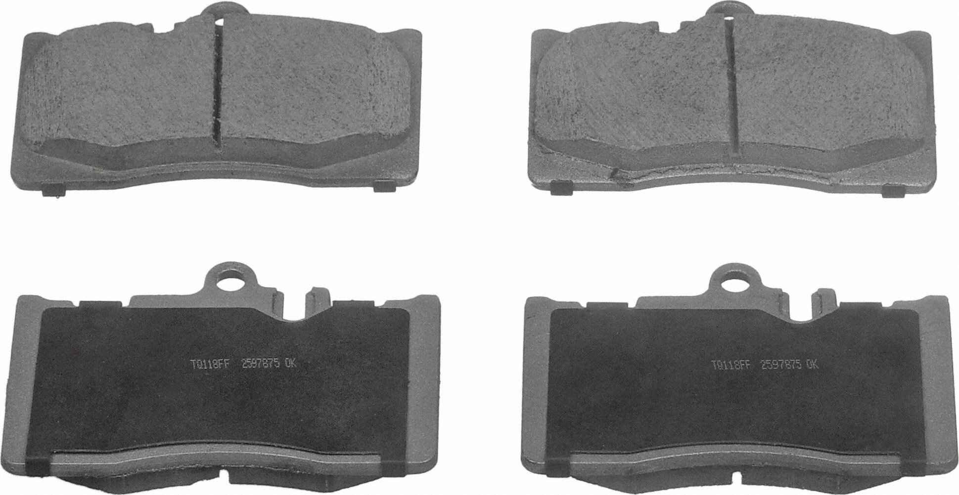 Wagner Brake Disc Brake Pad Set  top view frsport QC870