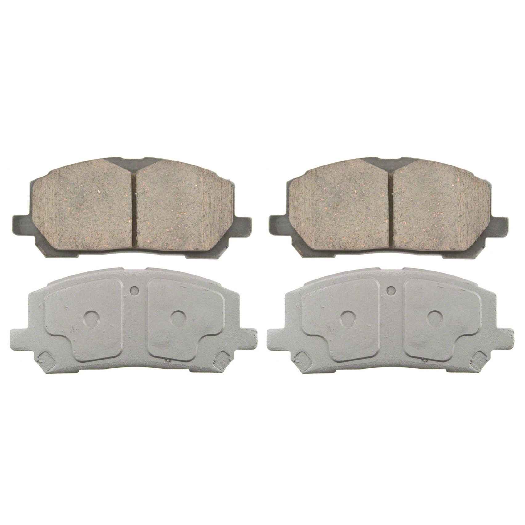 Wagner Brake Disc Brake Pad Set  top view frsport QC884