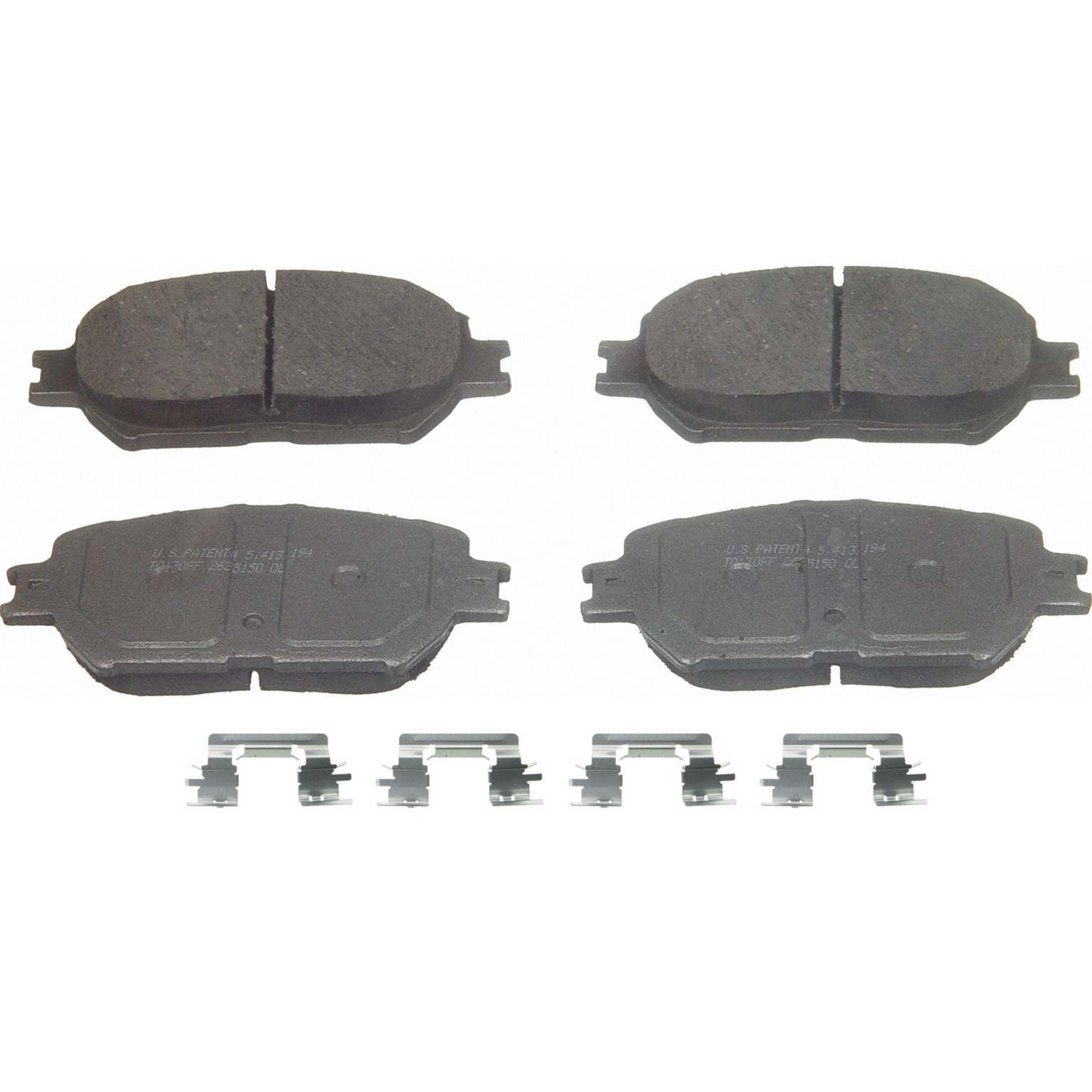 wagner brake disc brake pad set  frsport qc908