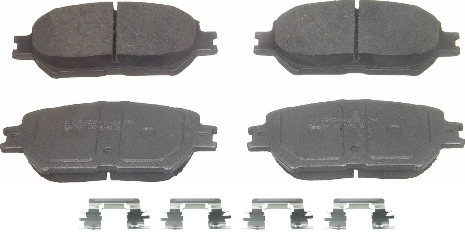 Wagner Brake Disc Brake Pad Set  top view frsport QC908