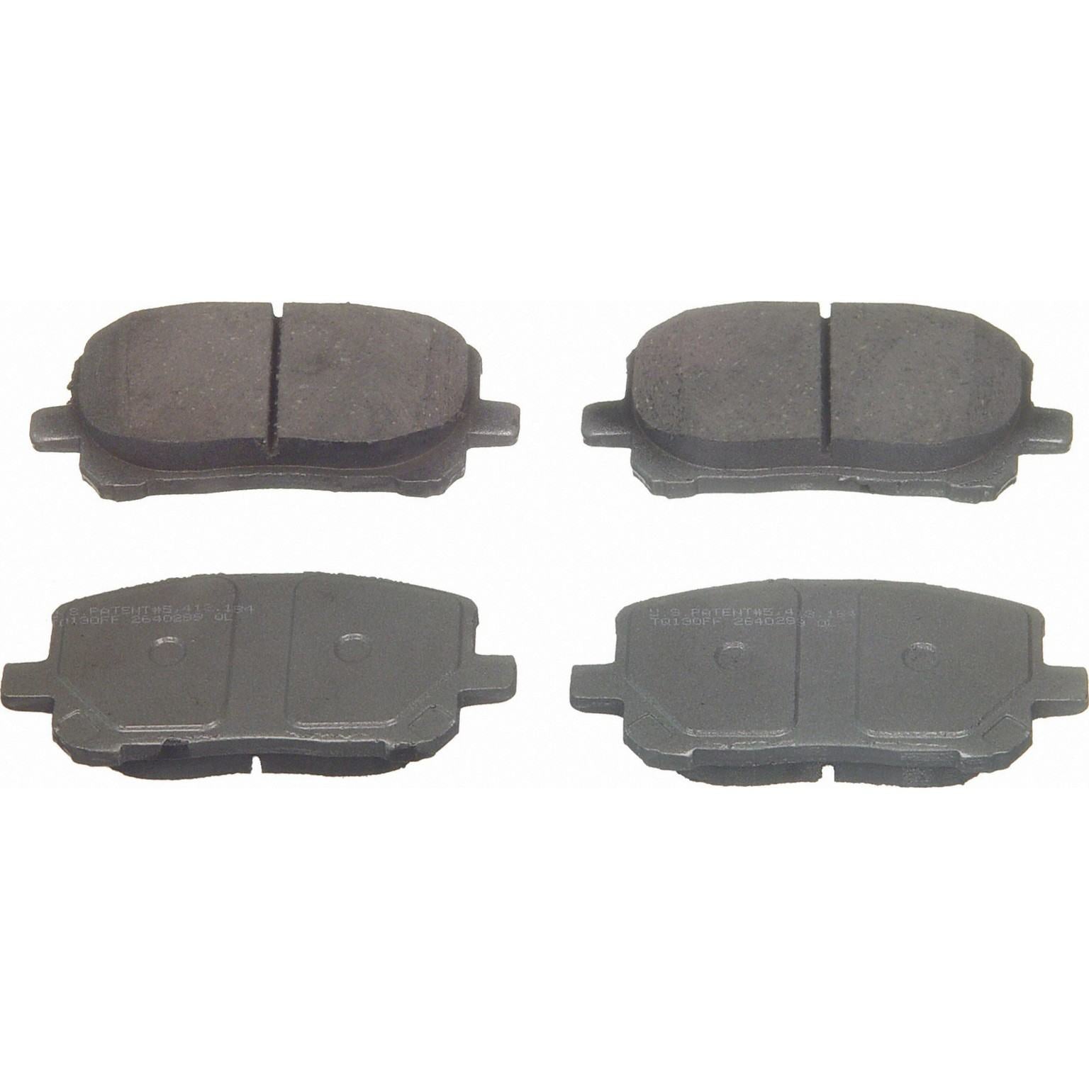 wagner brake disc brake pad set  frsport qc923