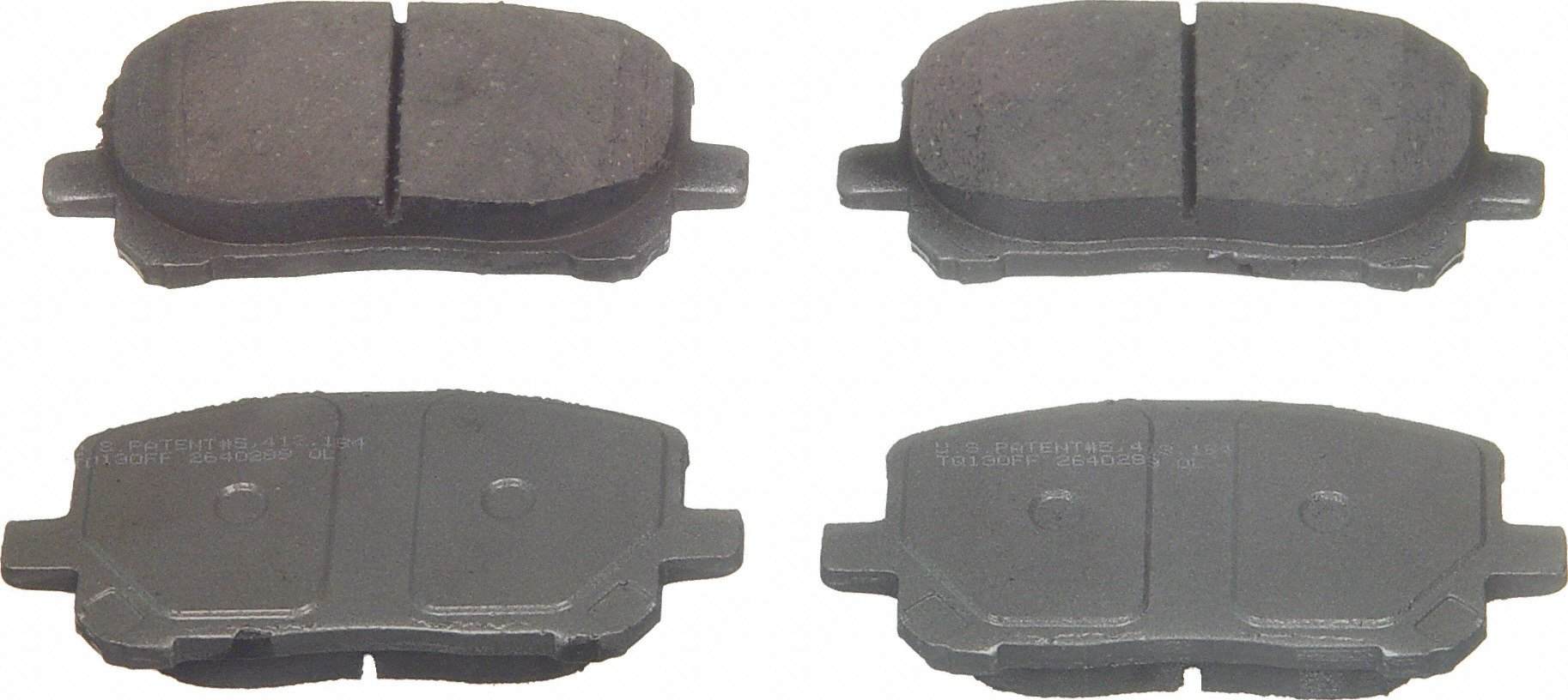 Wagner Brake Disc Brake Pad Set  top view frsport QC923