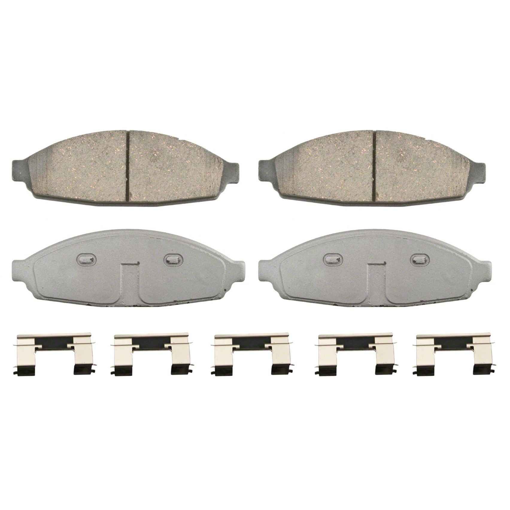 Wagner Brake Disc Brake Pad Set  top view frsport QC931