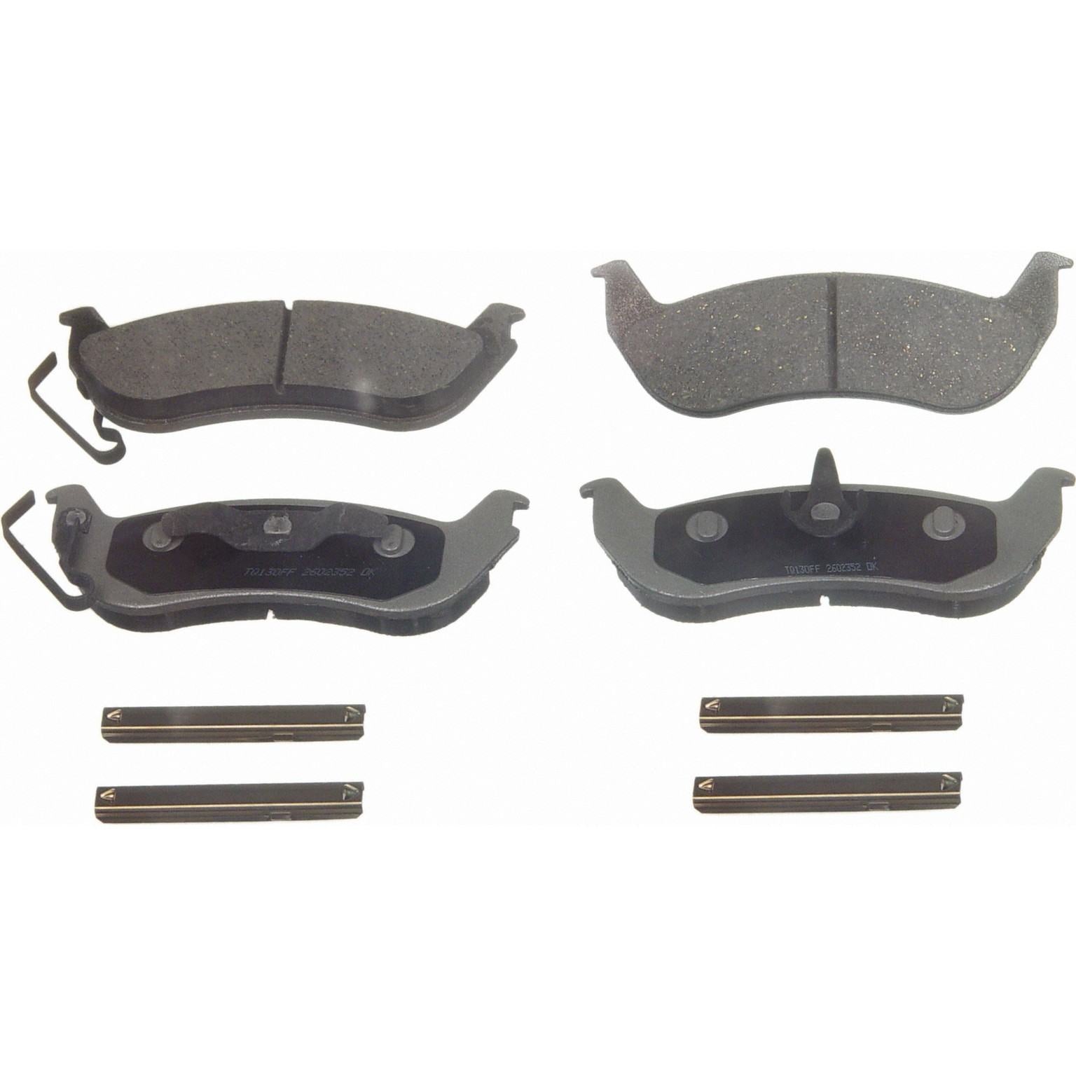 wagner brake disc brake pad set  frsport qc932