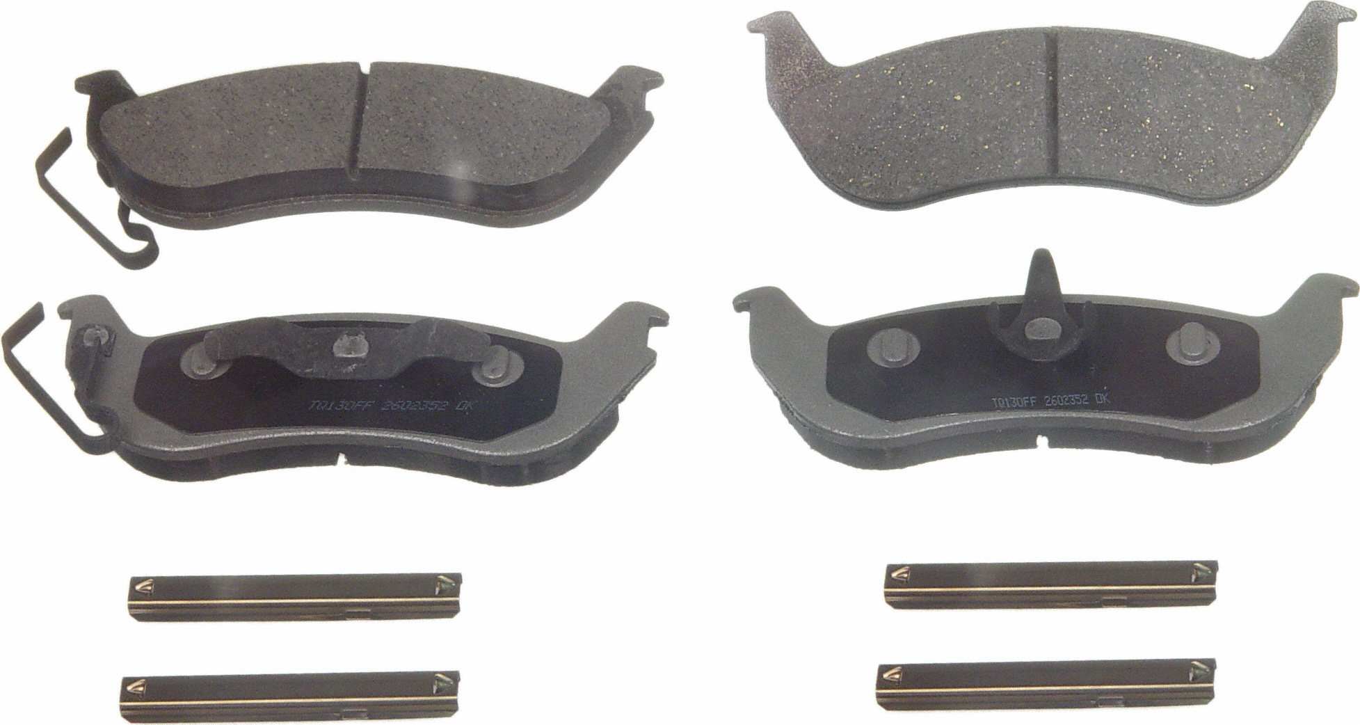 Wagner Brake Disc Brake Pad Set  top view frsport QC932