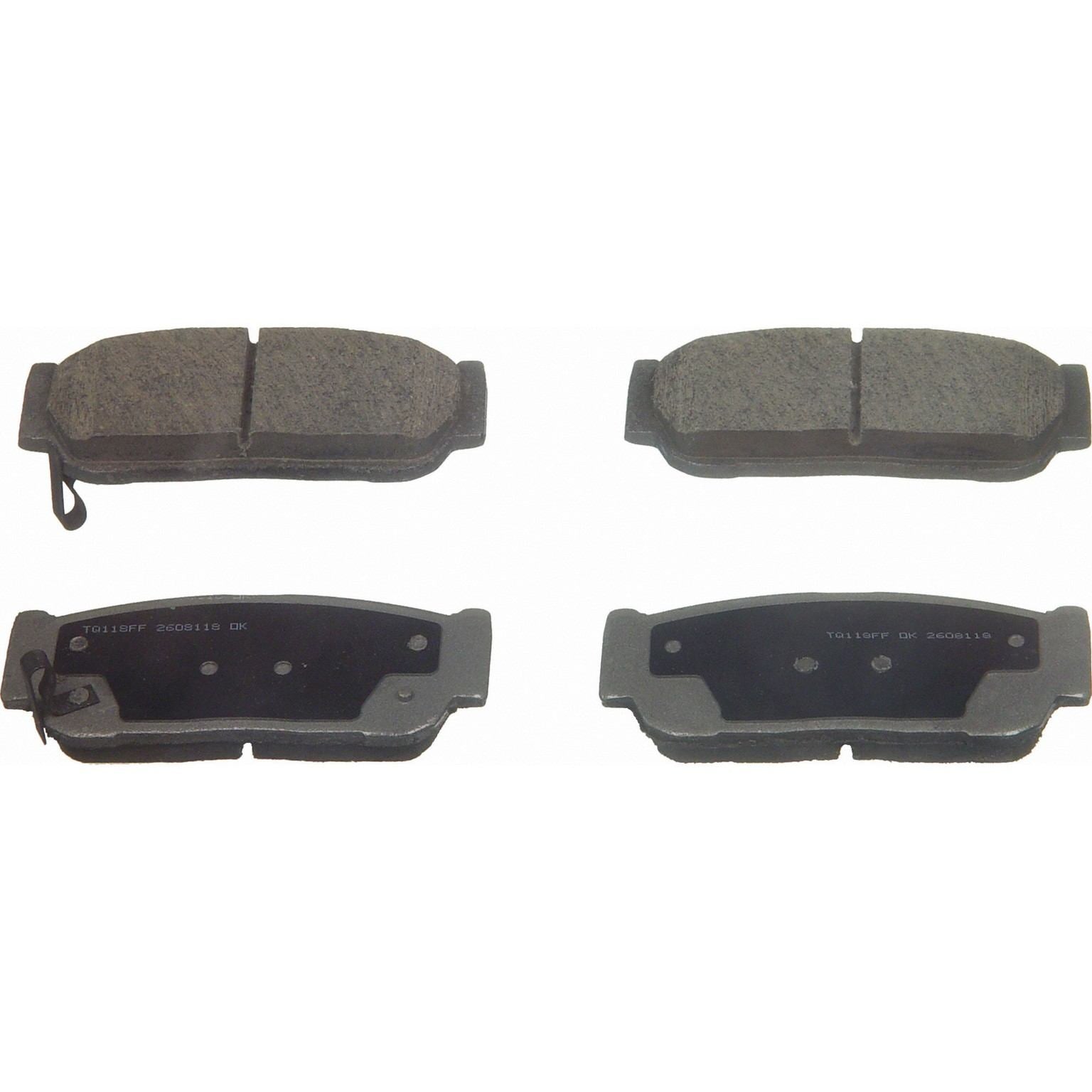 wagner brake disc brake pad set  frsport qc954