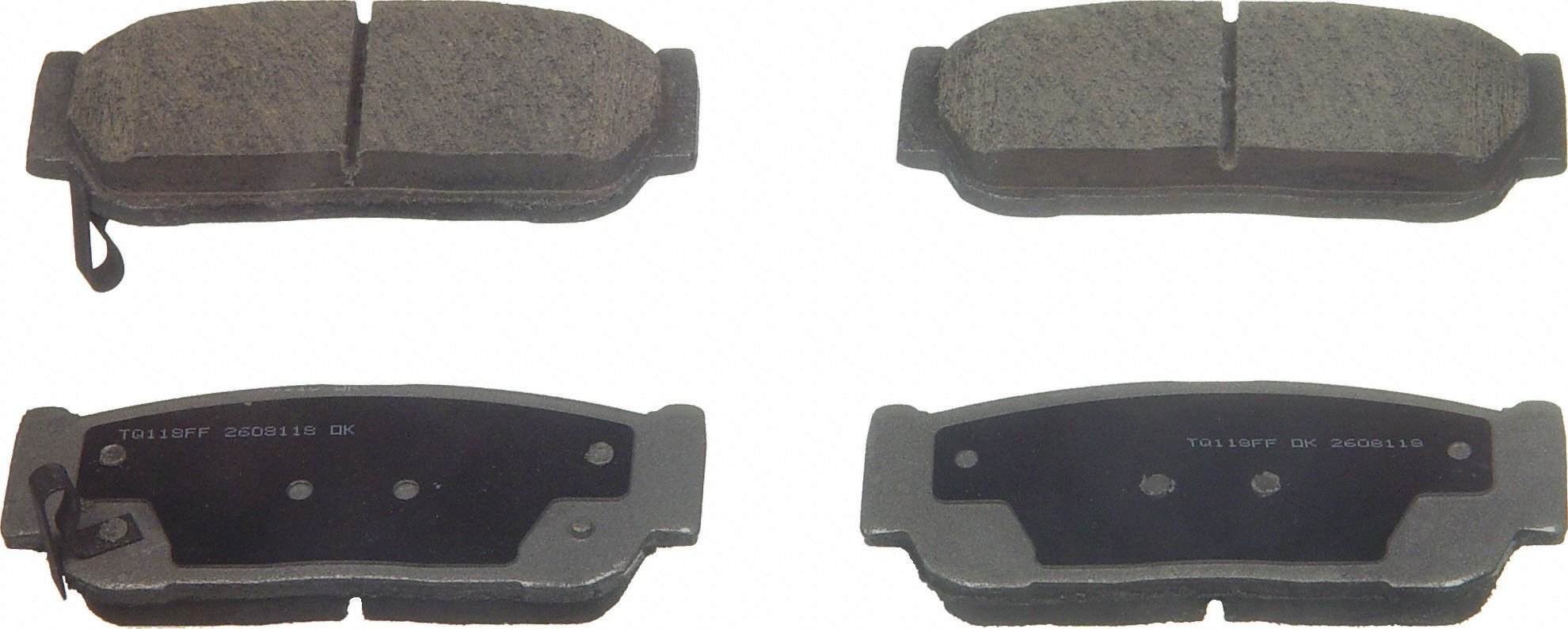 Wagner Brake Disc Brake Pad Set  top view frsport QC954