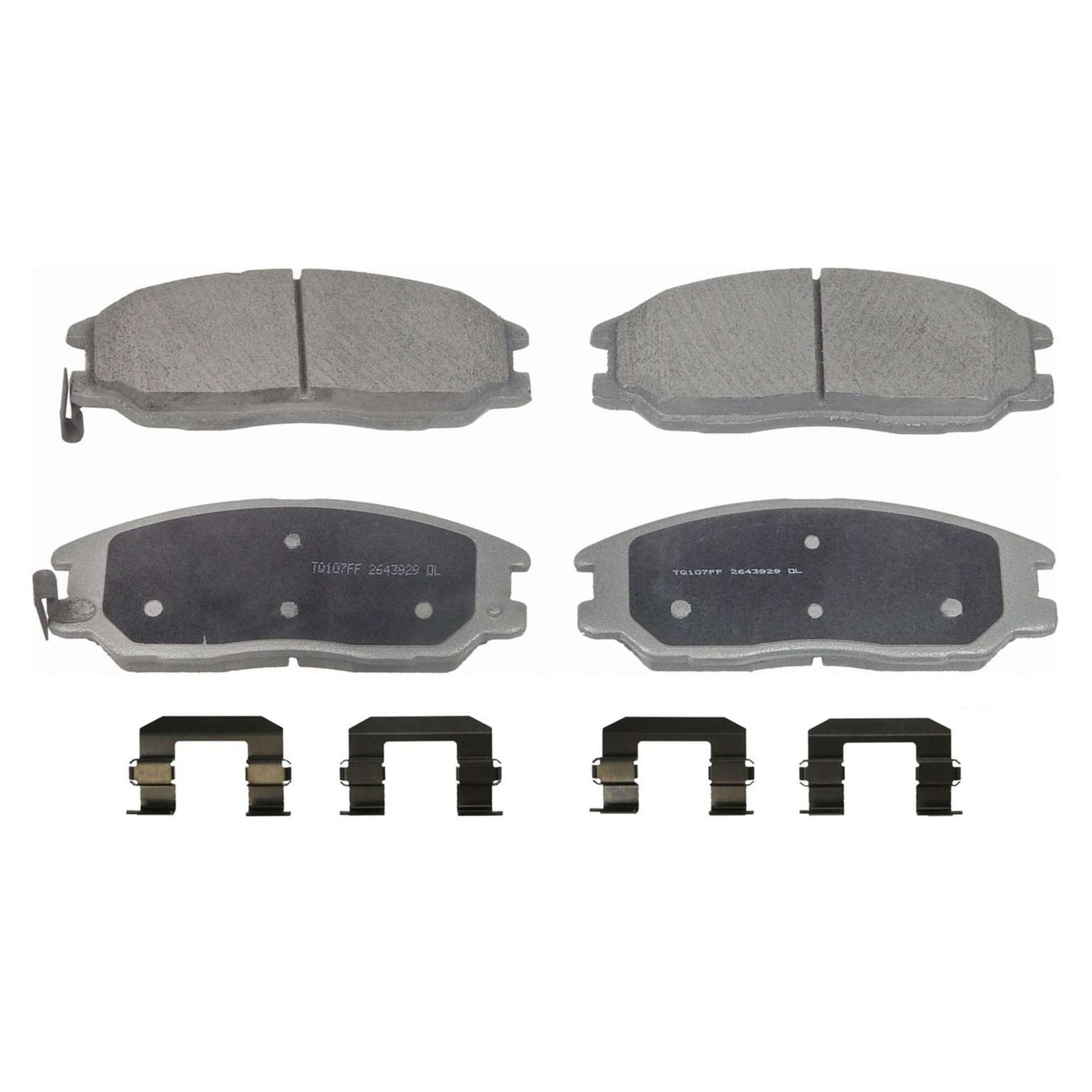 wagner brake disc brake pad set  frsport qc955