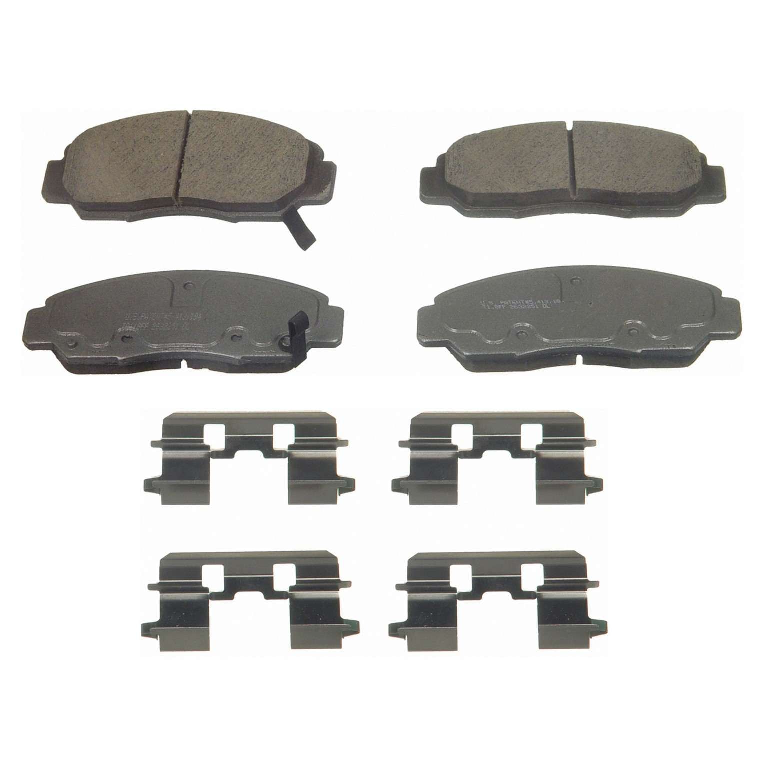 wagner brake disc brake pad set  frsport qc959