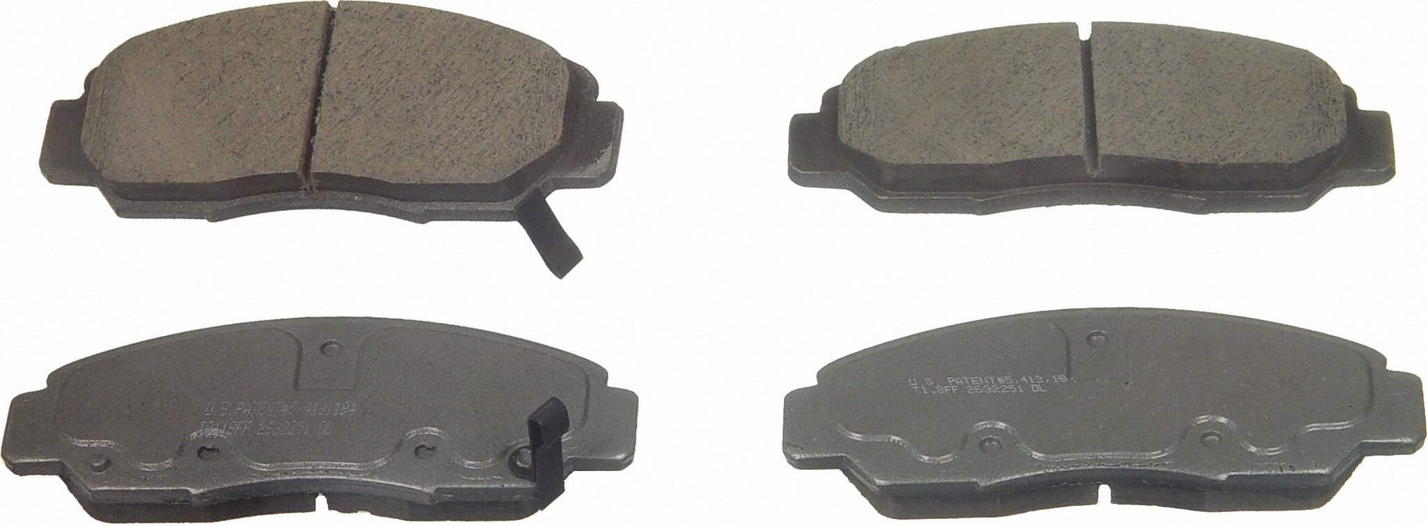 Wagner Brake Disc Brake Pad Set  top view frsport QC959