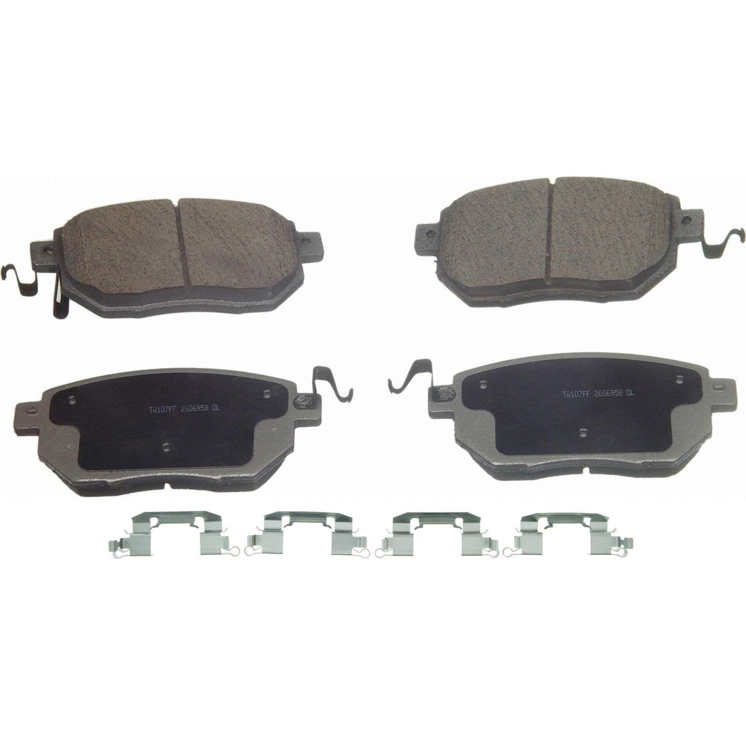 wagner brake disc brake pad set  frsport qc969