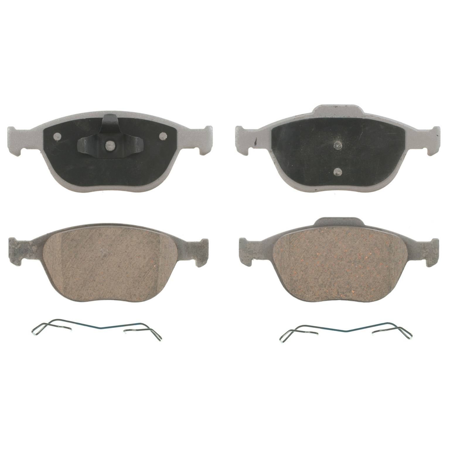 Wagner Brake Disc Brake Pad Set  top view frsport QC970