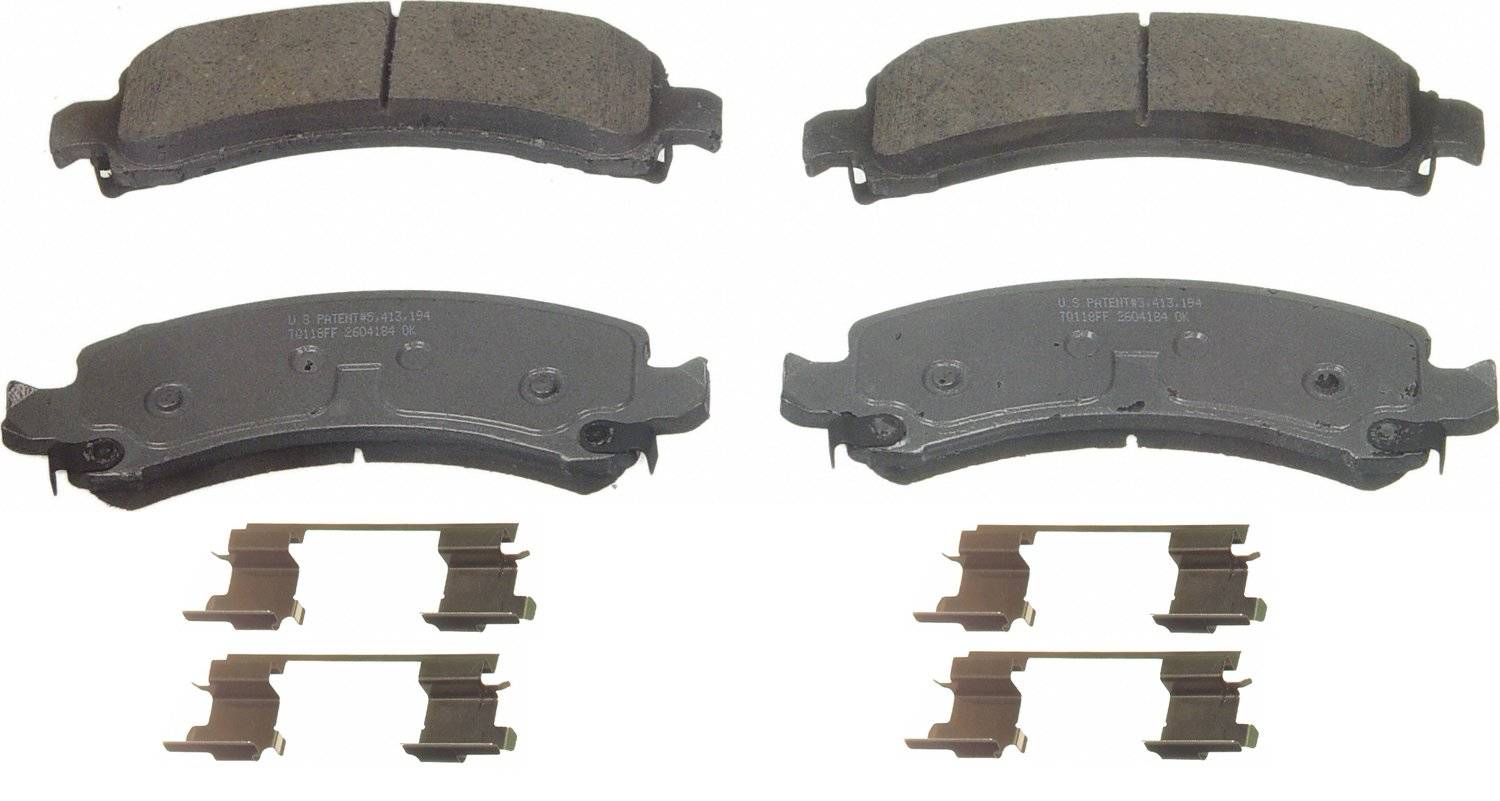 Wagner Brake Disc Brake Pad Set  top view frsport QC974A