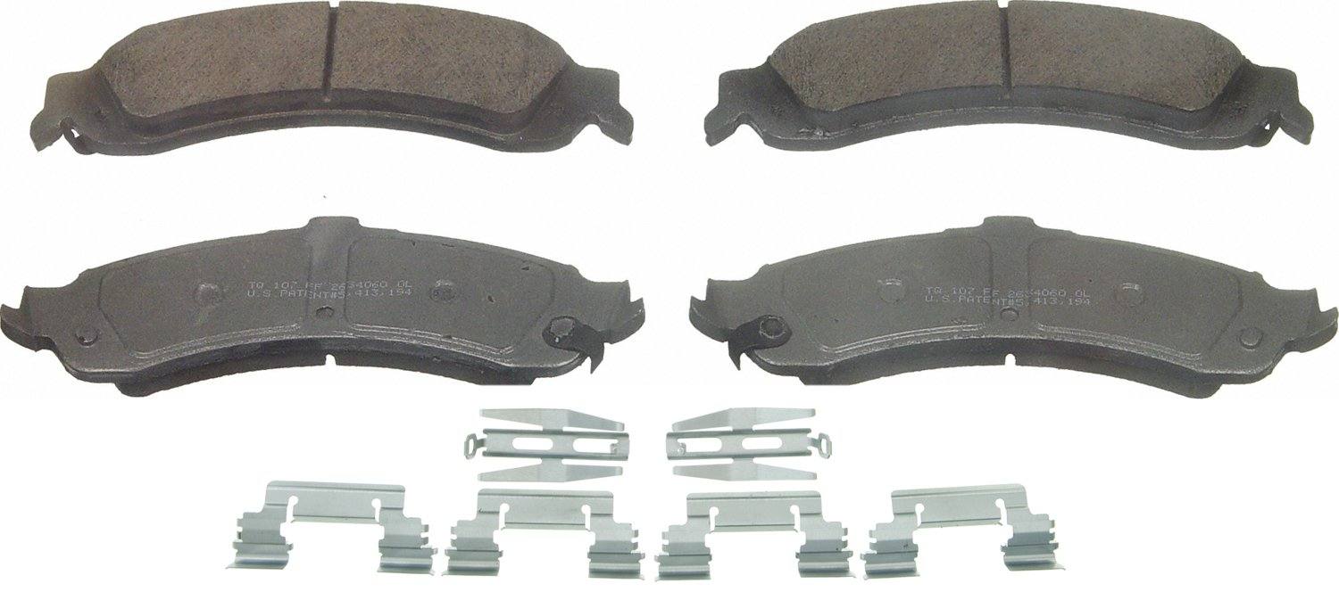 Wagner Brake Disc Brake Pad Set  top view frsport QC975