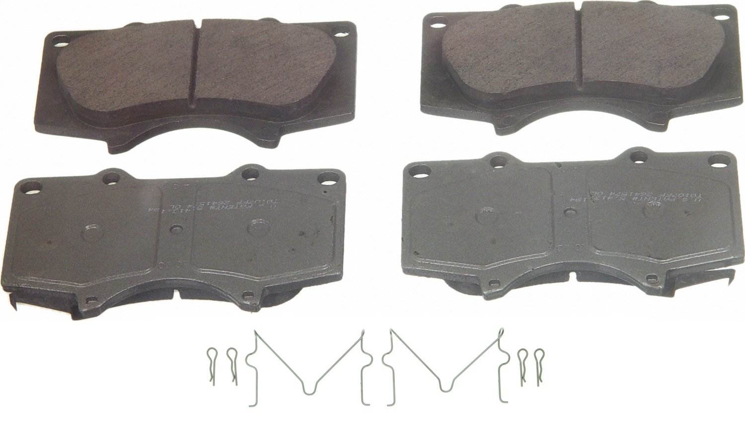 Wagner Brake Disc Brake Pad Set  top view frsport QC976