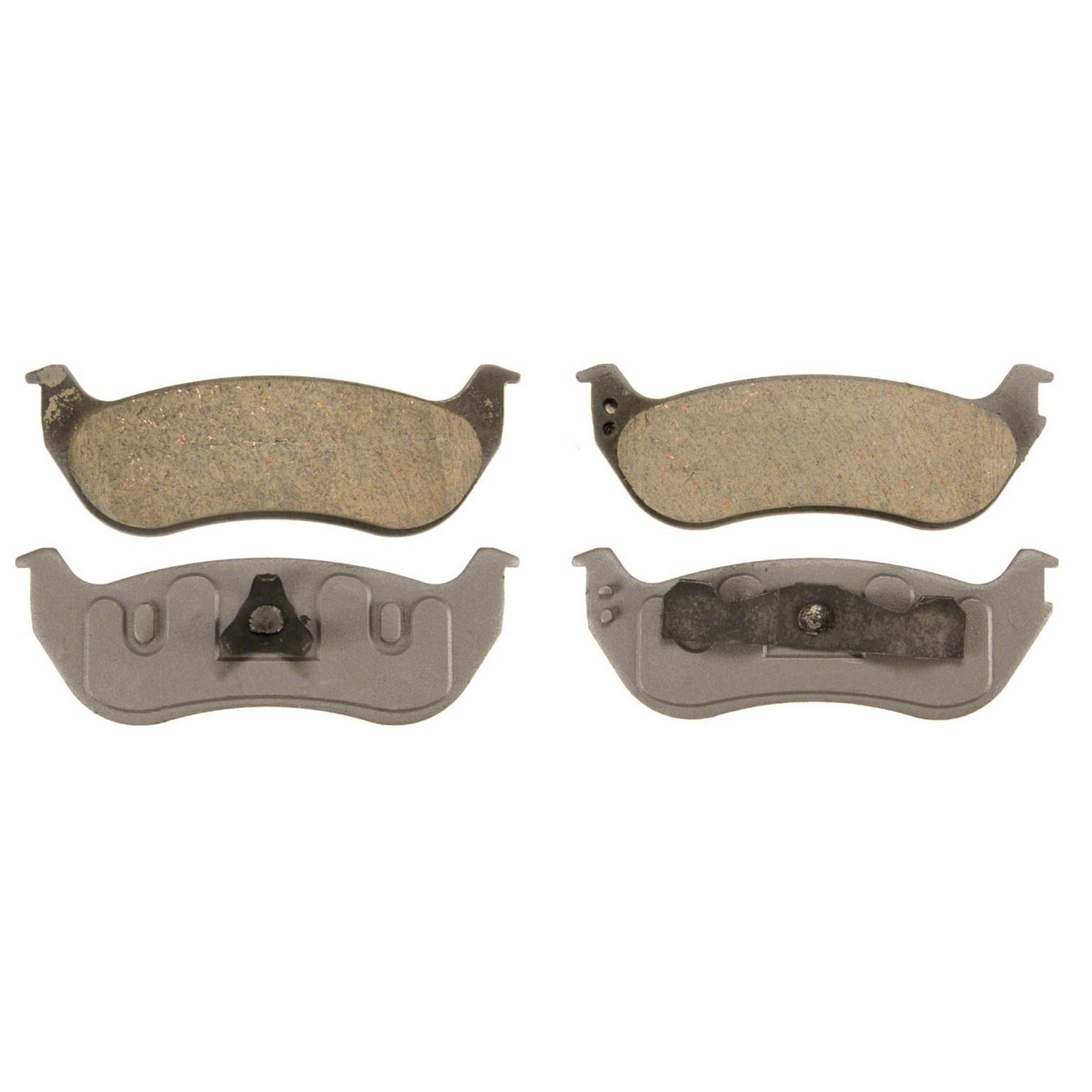 Wagner Brake Disc Brake Pad Set  top view frsport QC981A