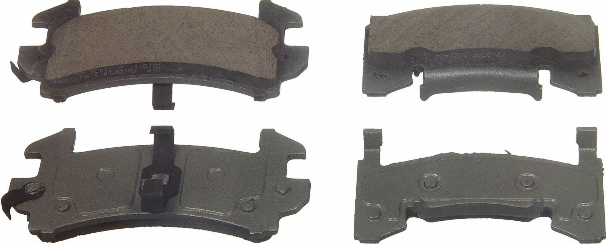 Wagner Brake Disc Brake Pad Set  top view frsport QC988