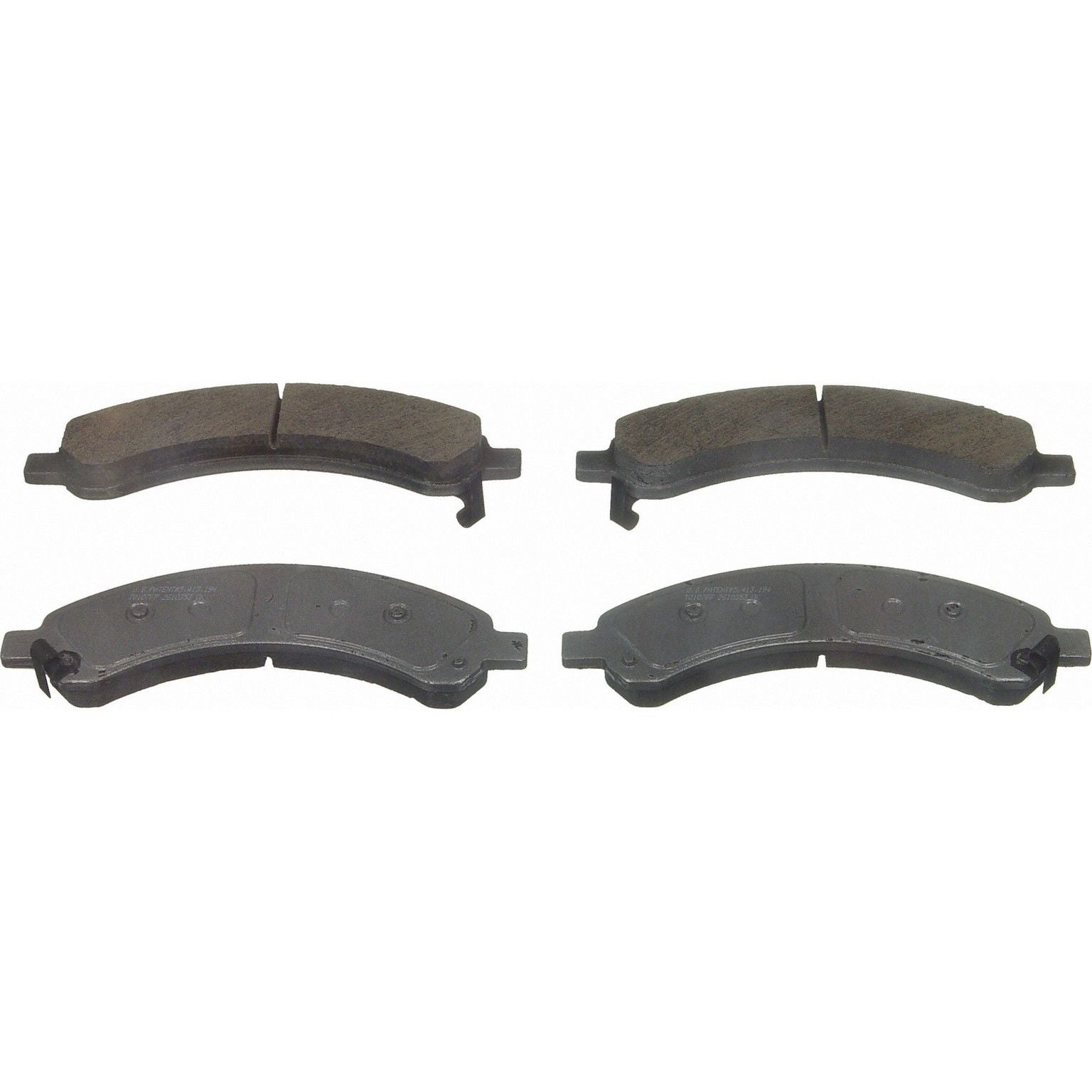 wagner brake disc brake pad set  frsport qc989