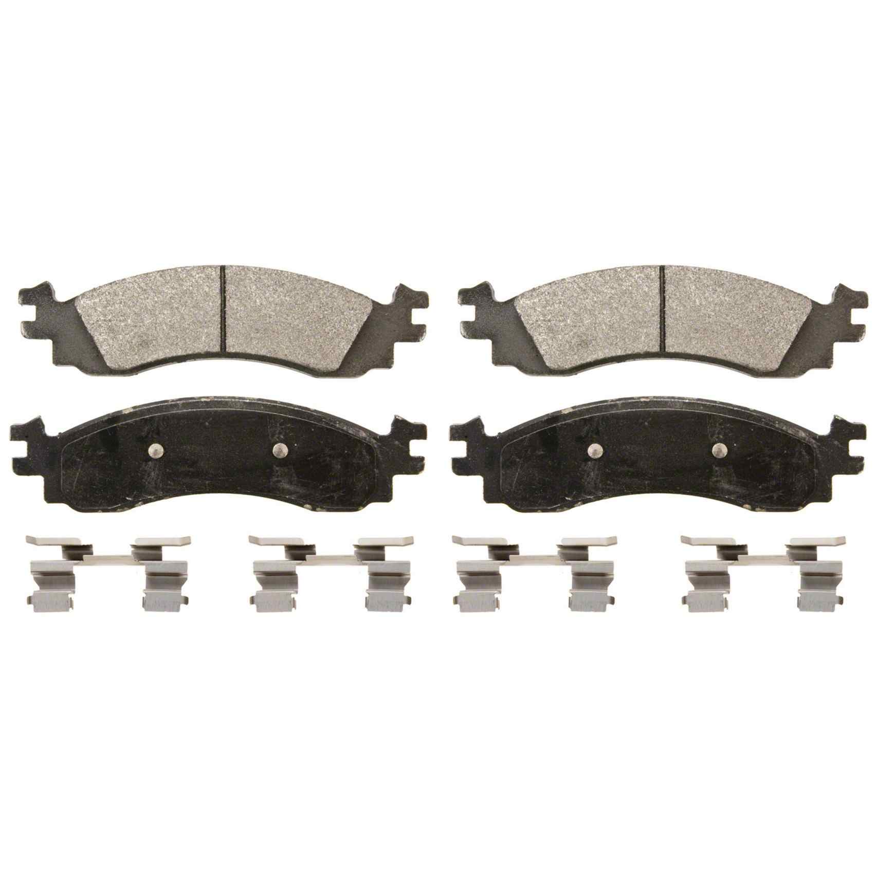 Wagner Brake Disc Brake Pad Set  top view frsport SX1158